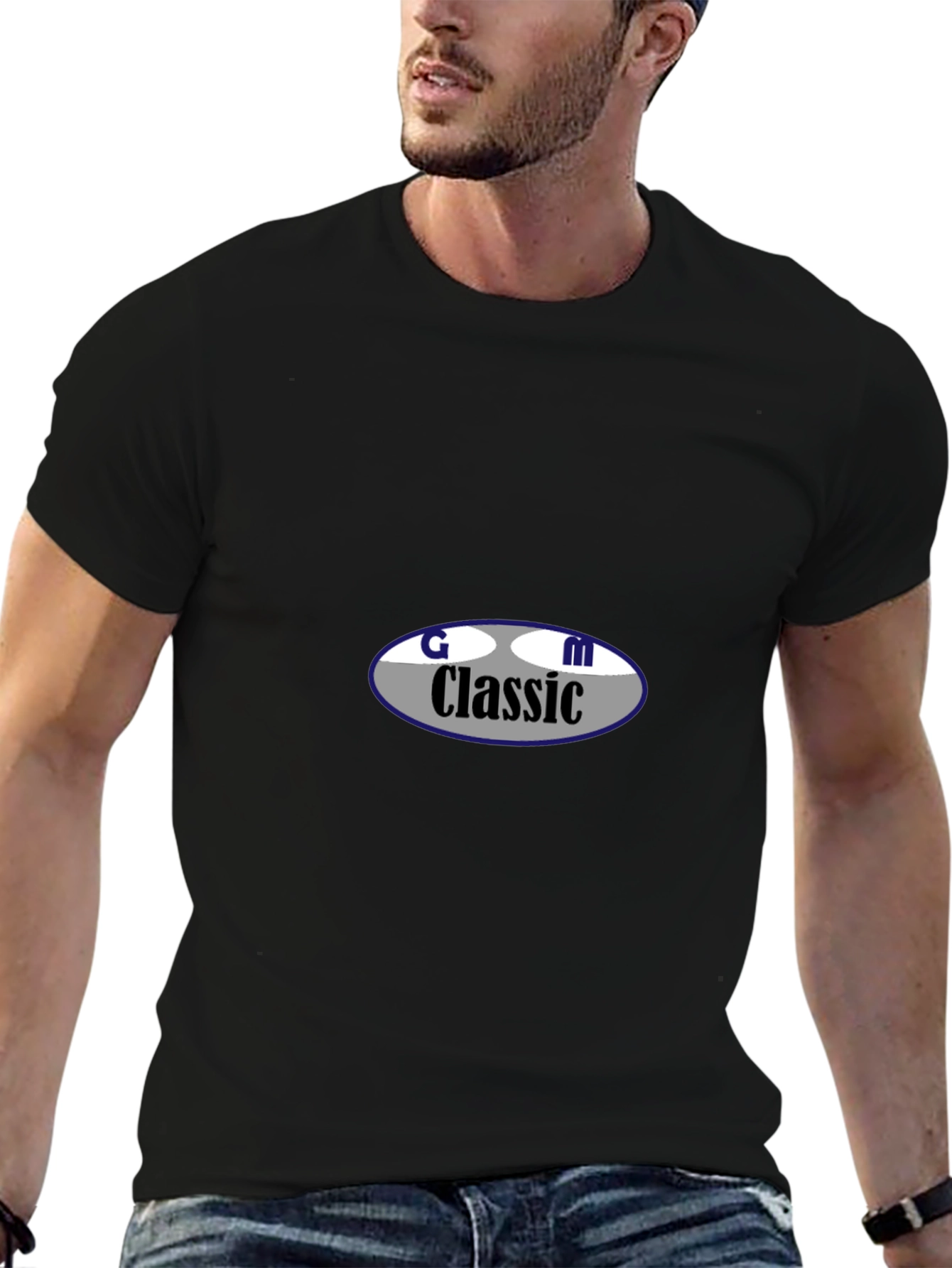 GM Classic Black T-Shirt