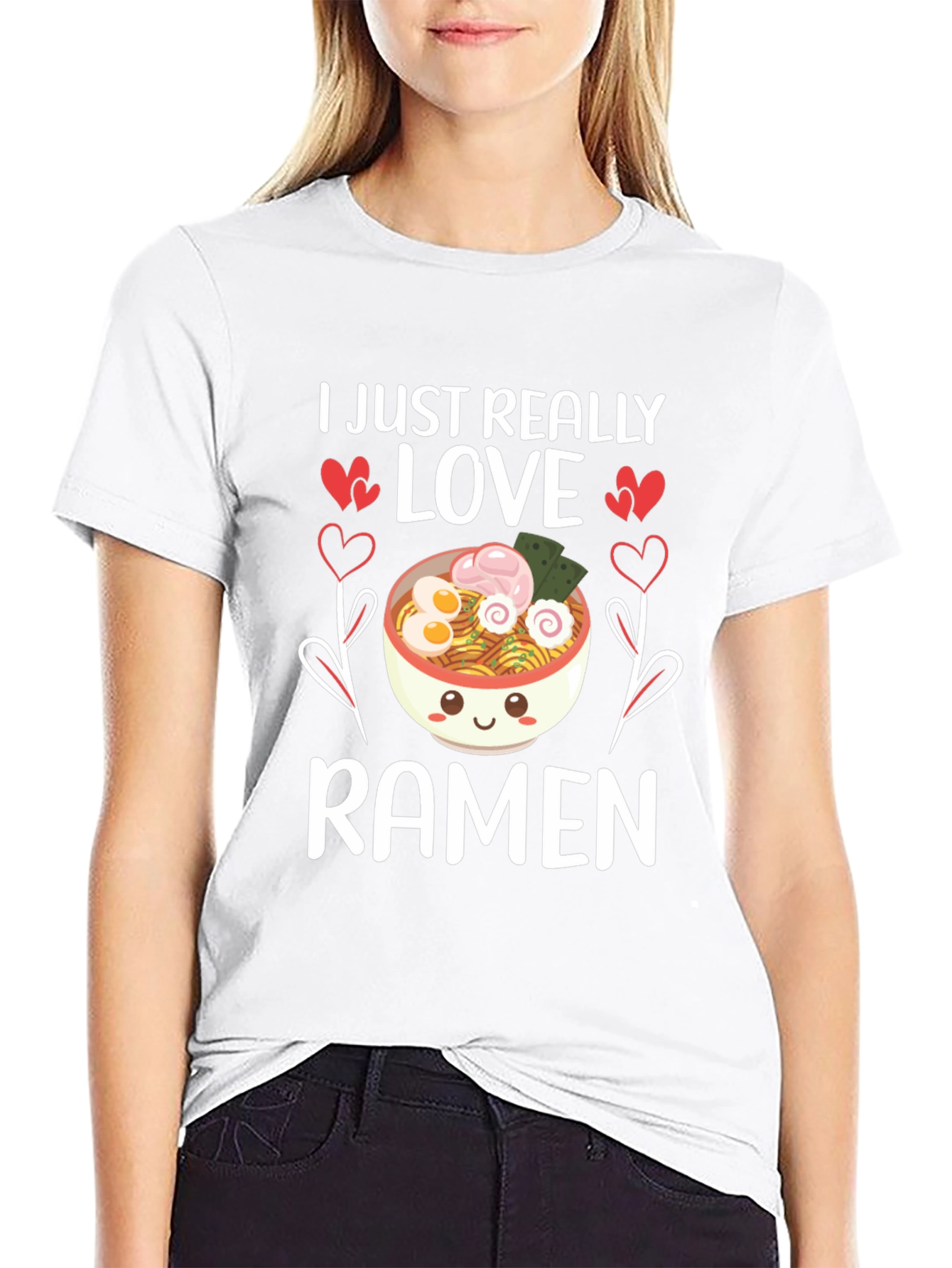 I Love Ramen Graphic Tee - Unisex Casual T-Shirt