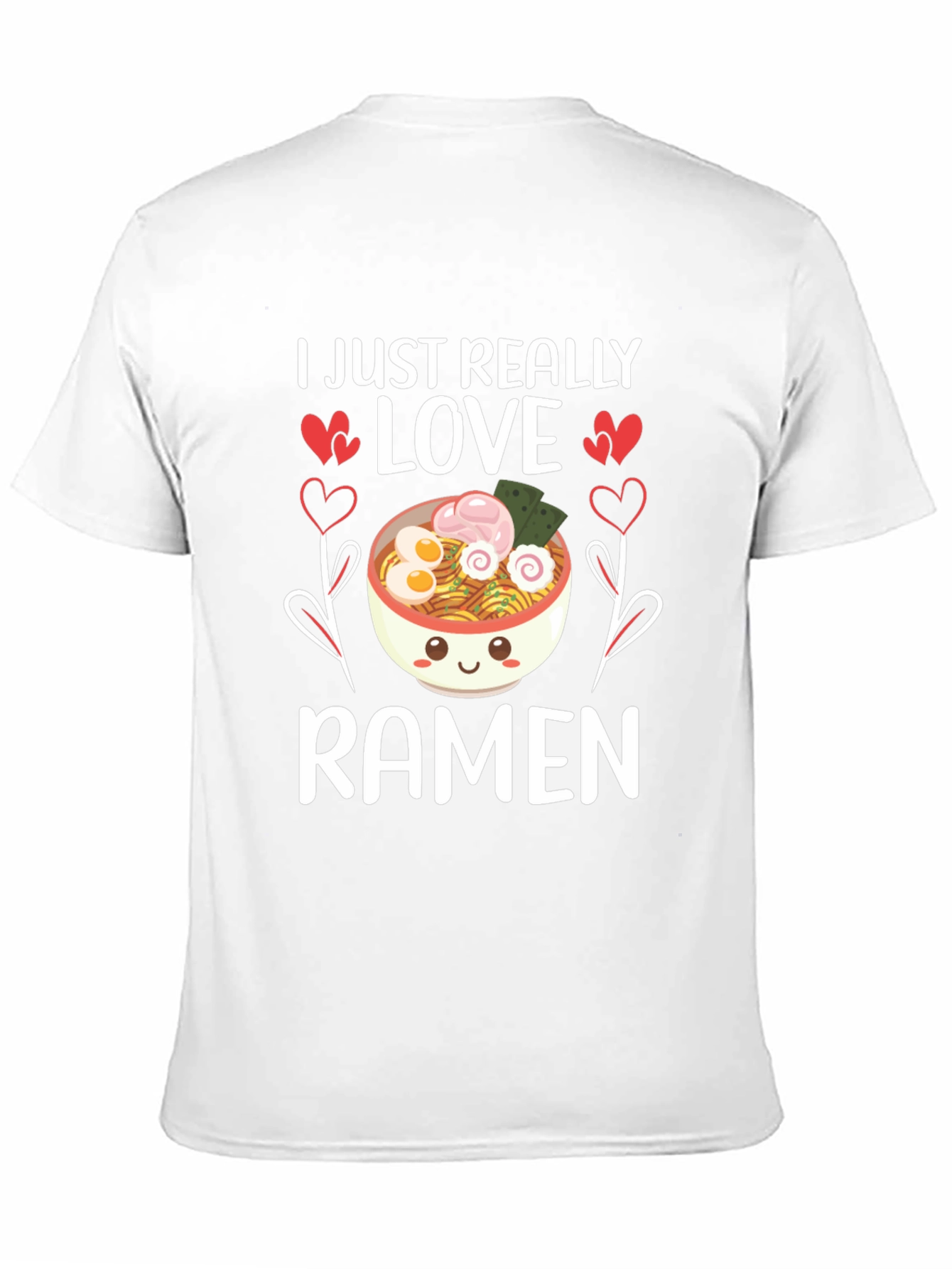 I Love Ramen Graphic Tee - Unisex Casual T-Shirt