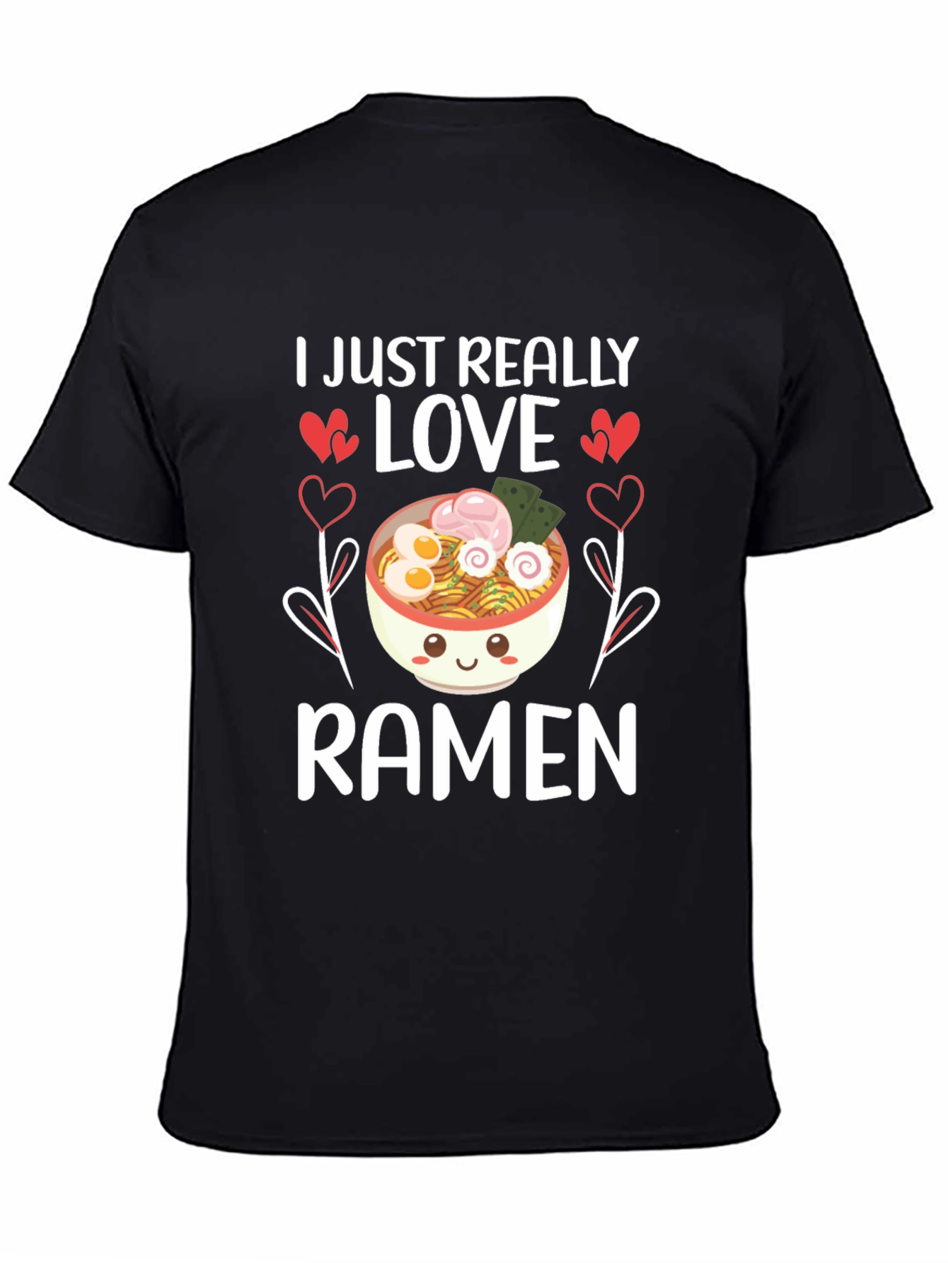 I Love Ramen Graphic Tee - Unisex Casual T-Shirt