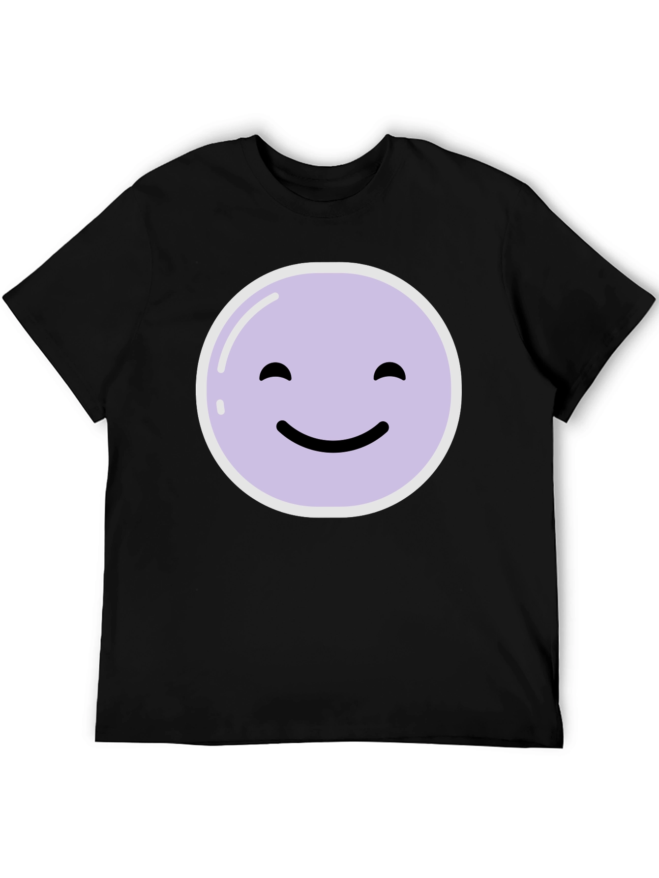 Smiley Face Graphic Tee - Casual Comfort