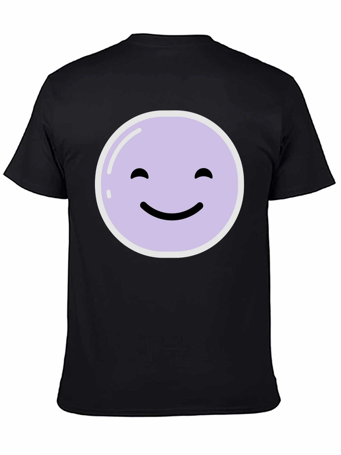 Smiley Face Graphic Tee - Casual Comfort