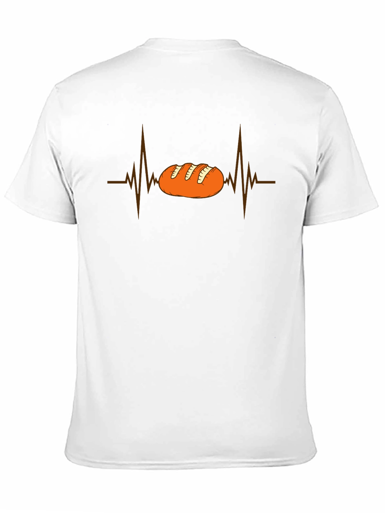 Bread Heartbeat Graphic Tee - Funny Baker Shirt