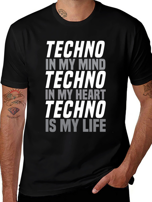 Techno Music T-Shirt - Mind Heart Life