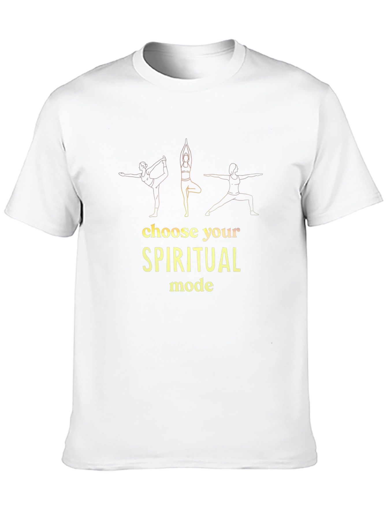 Spiritual Mode Yoga Graphic T-Shirt