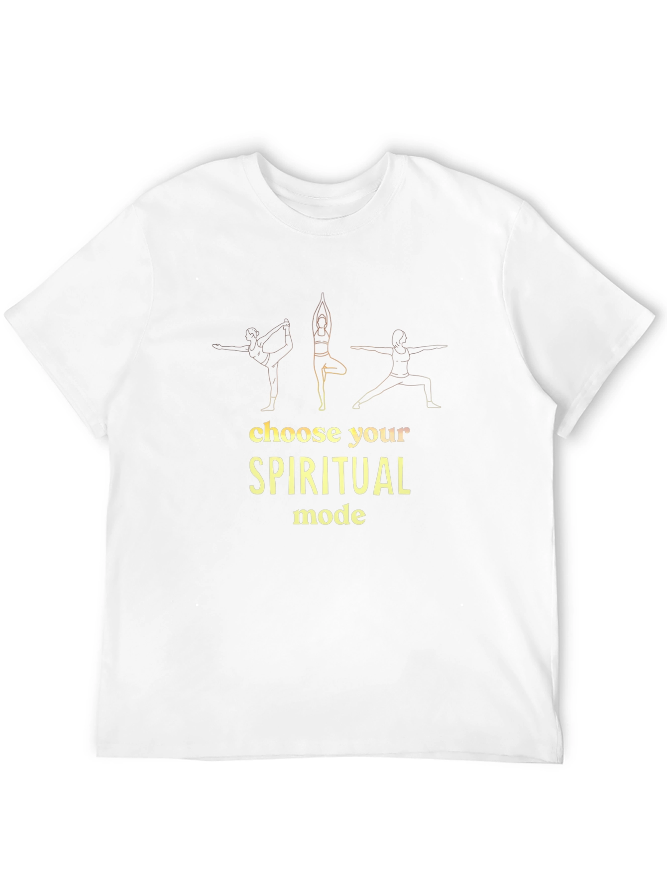 Spiritual Mode Yoga Graphic T-Shirt