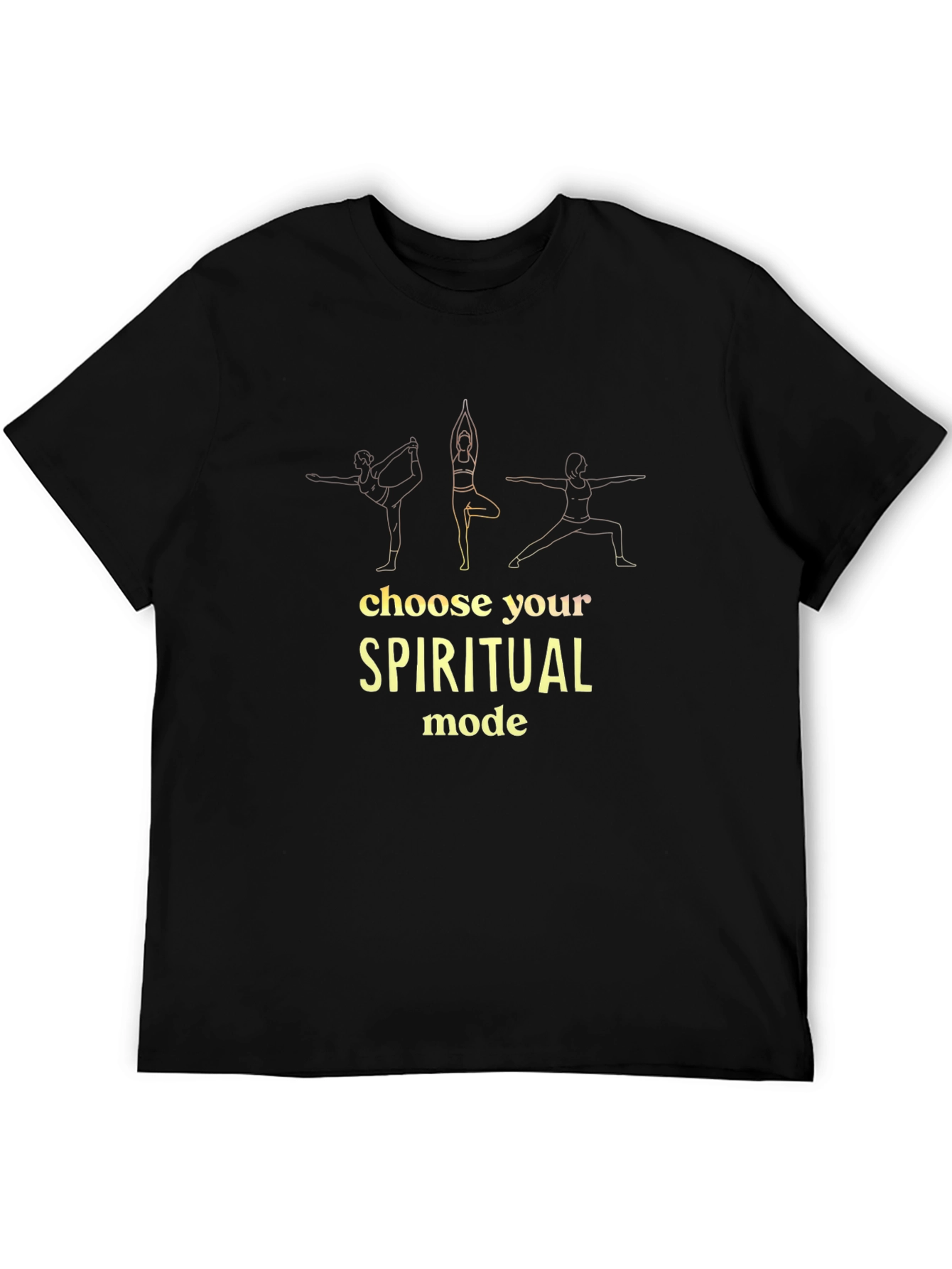 Spiritual Mode Yoga Graphic T-Shirt