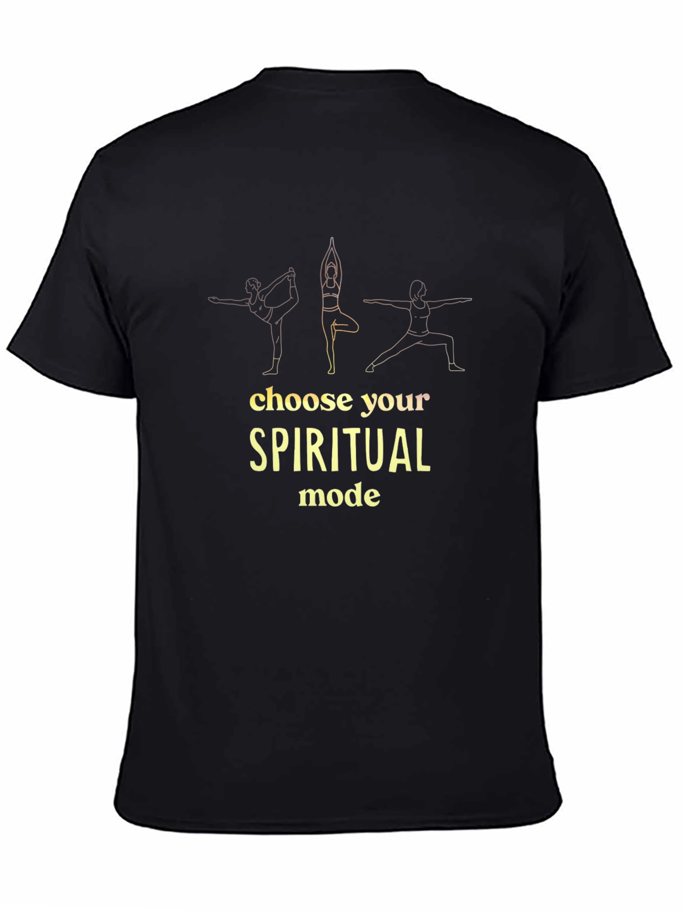 Spiritual Mode Yoga Graphic T-Shirt