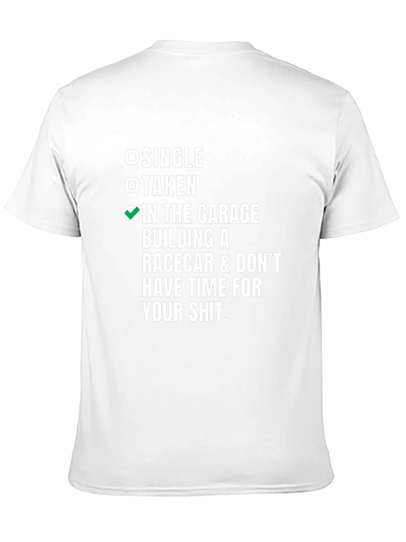 Garage Racer T-Shirt - Building A Racecar