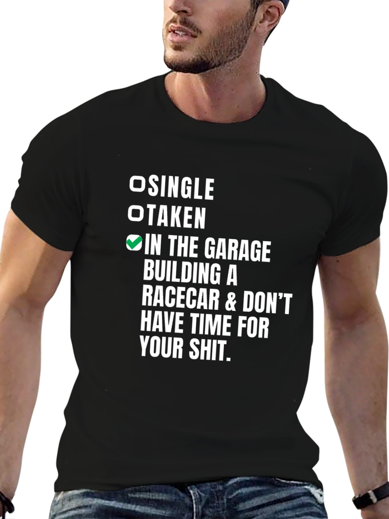 Garage Racer T-Shirt - Building A Racecar