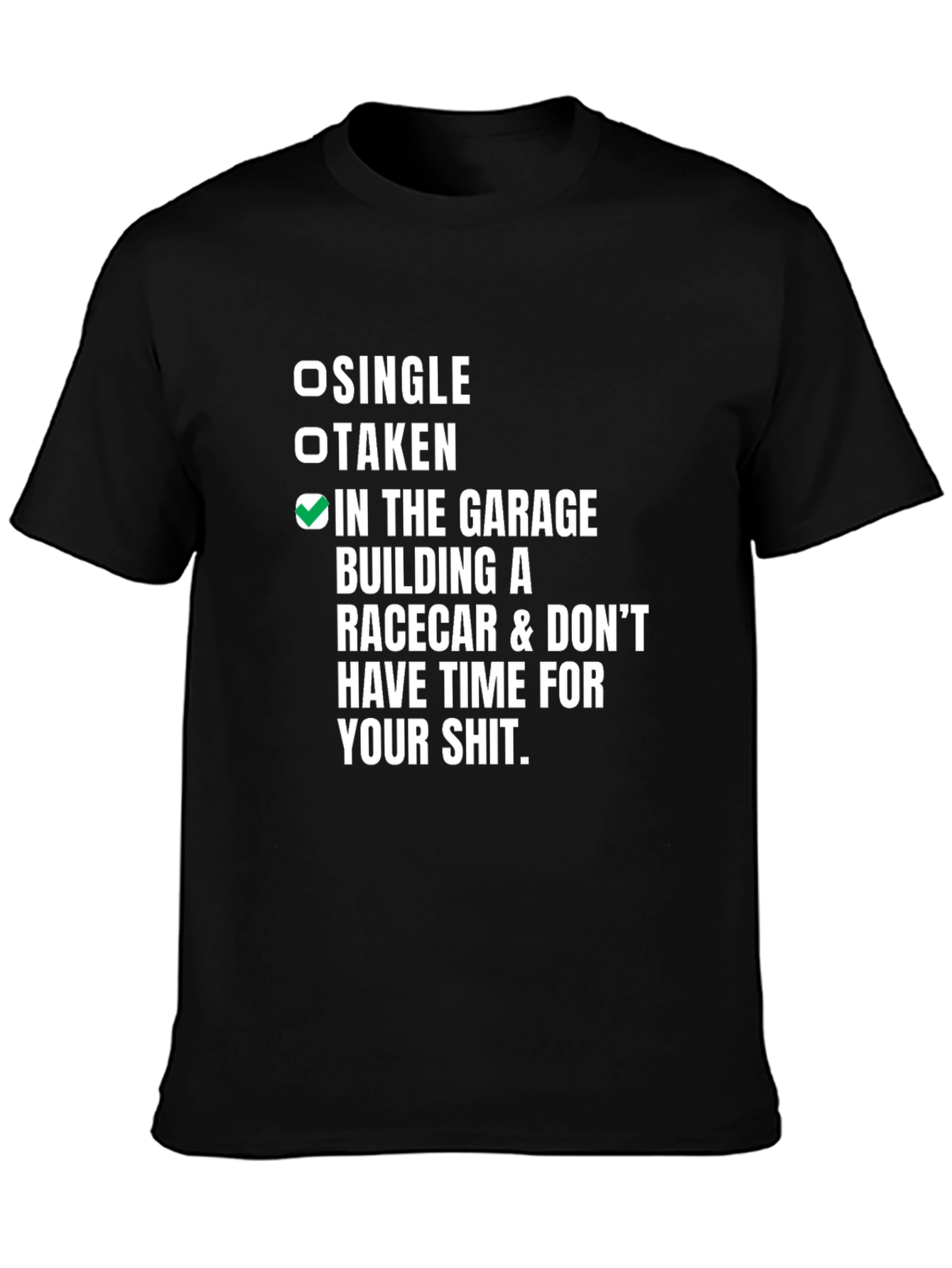 Garage Racer T-Shirt - Building A Racecar