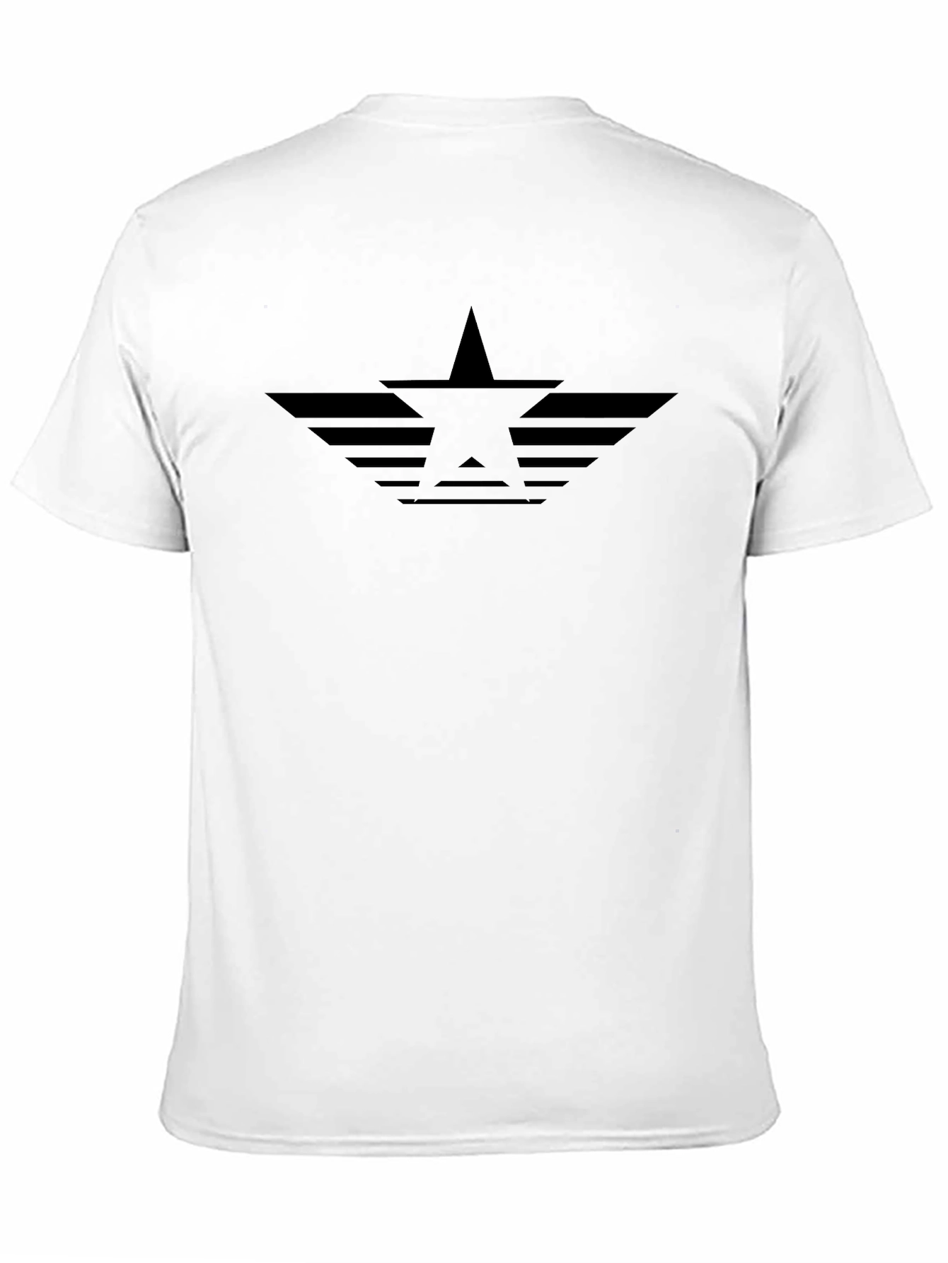 Black Star Wing T-Shirt - Modern Graphic Tee