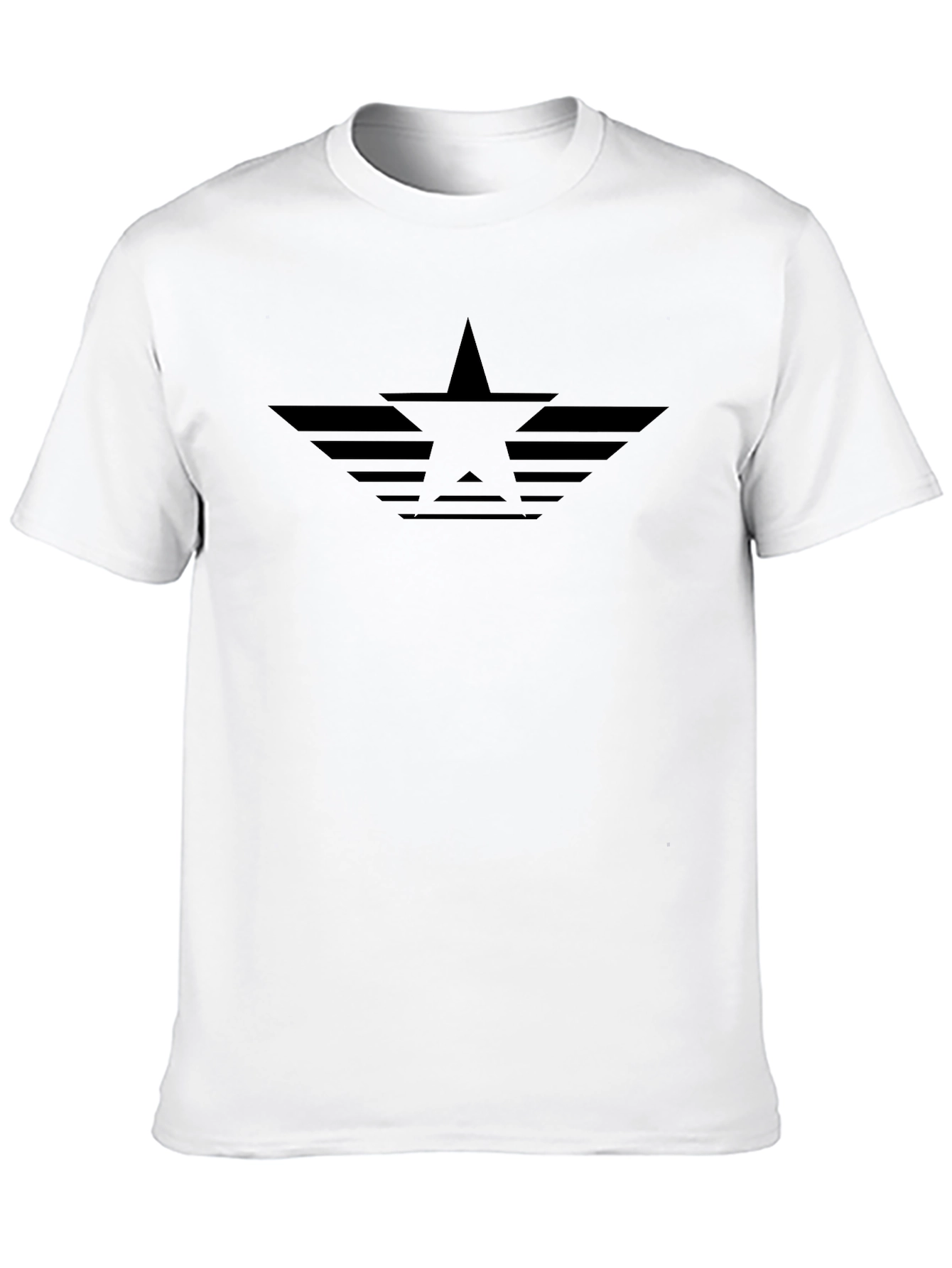 Black Star Wing T-Shirt - Modern Graphic Tee