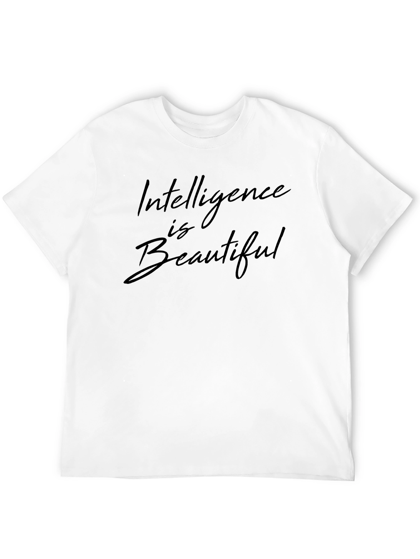 Intelligence is Beautiful Graphic Tee - Black