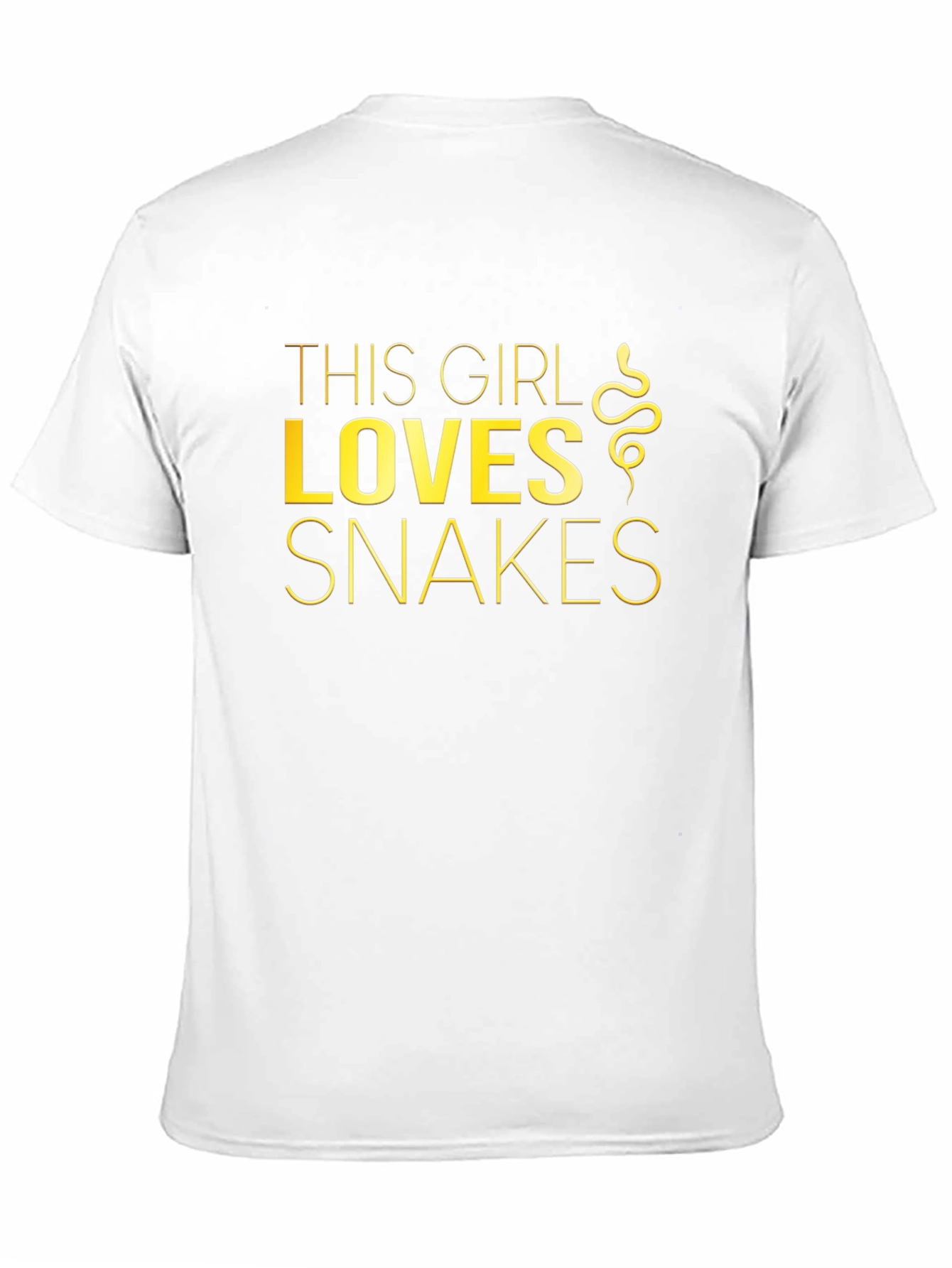 This Girl Loves Snakes T-Shirt - Black