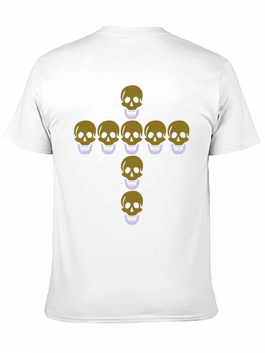 Skull Cross Graphic Tee - Trendy Style