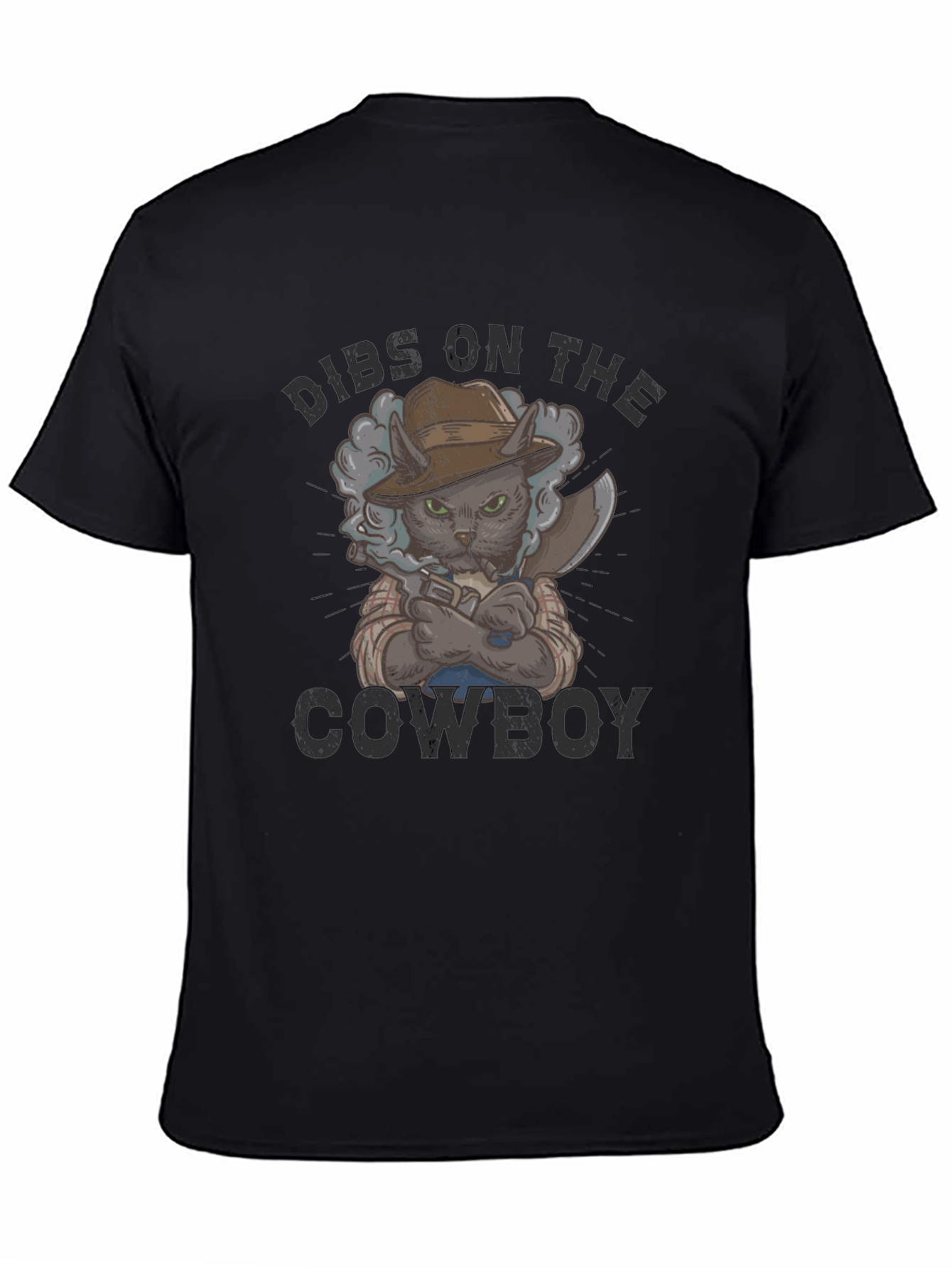 Dibs on the Cowboy Cat Graphic T-Shirt