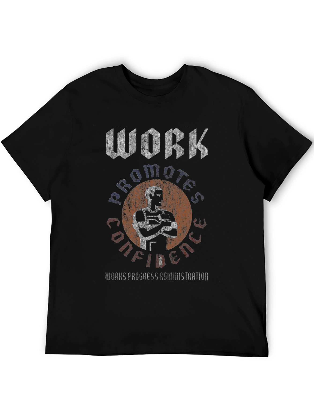 Work Promotes Confidence Tee - WPA Inspired