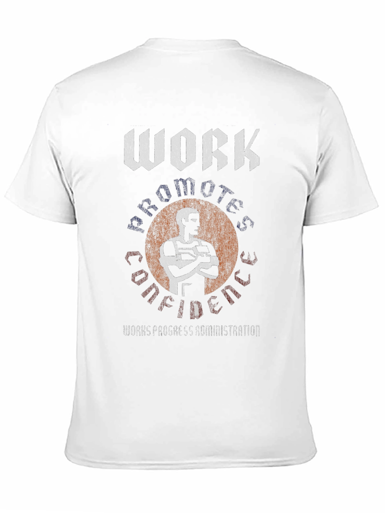 Work Promotes Confidence Tee - WPA Inspired