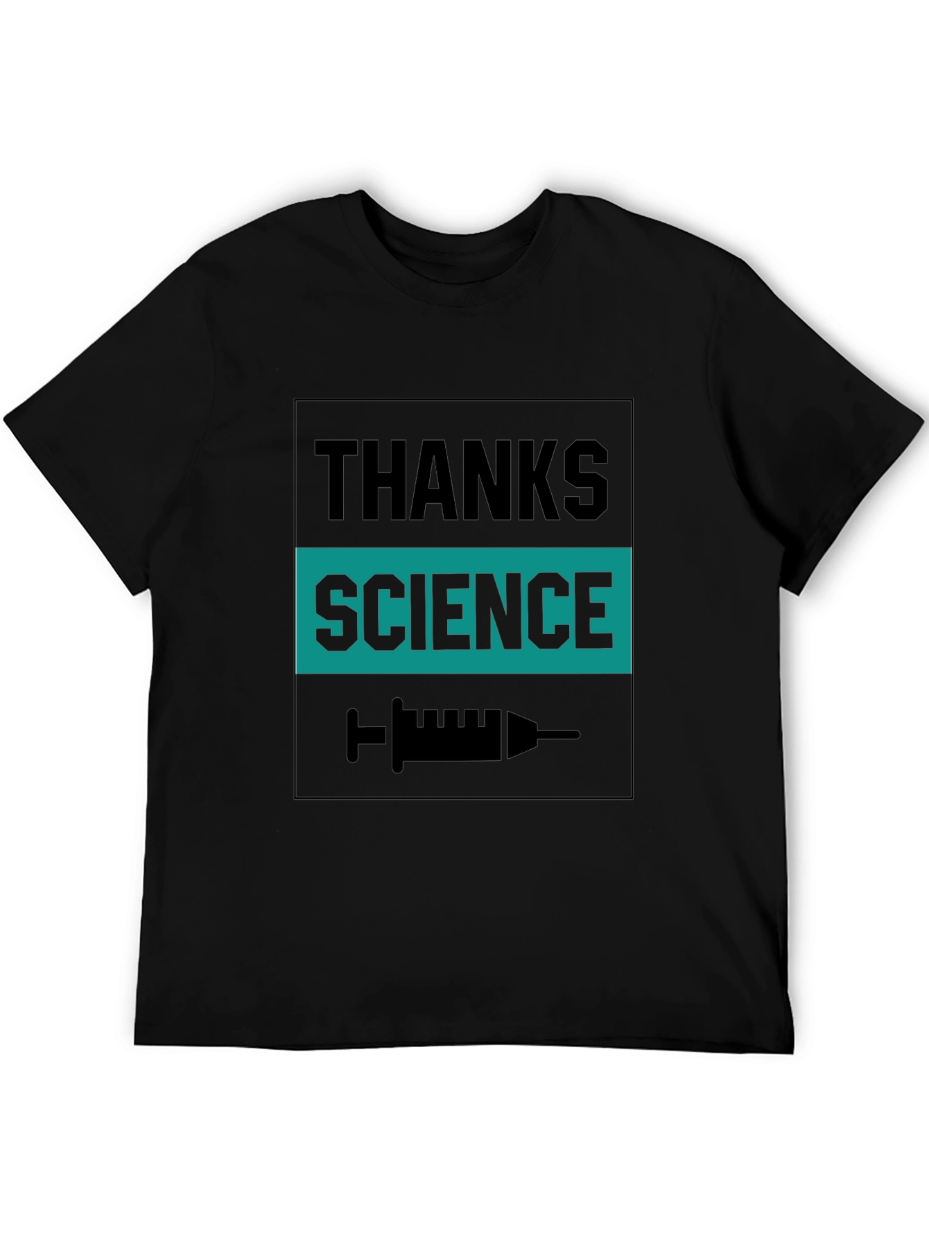 Thanks Science Black Graphic Tee