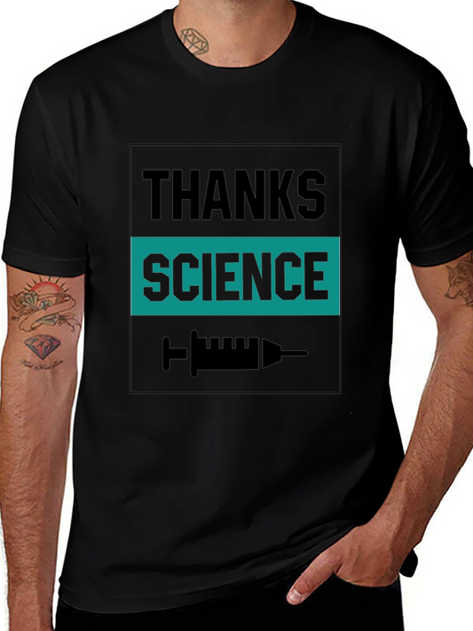 Thanks Science Black Graphic Tee