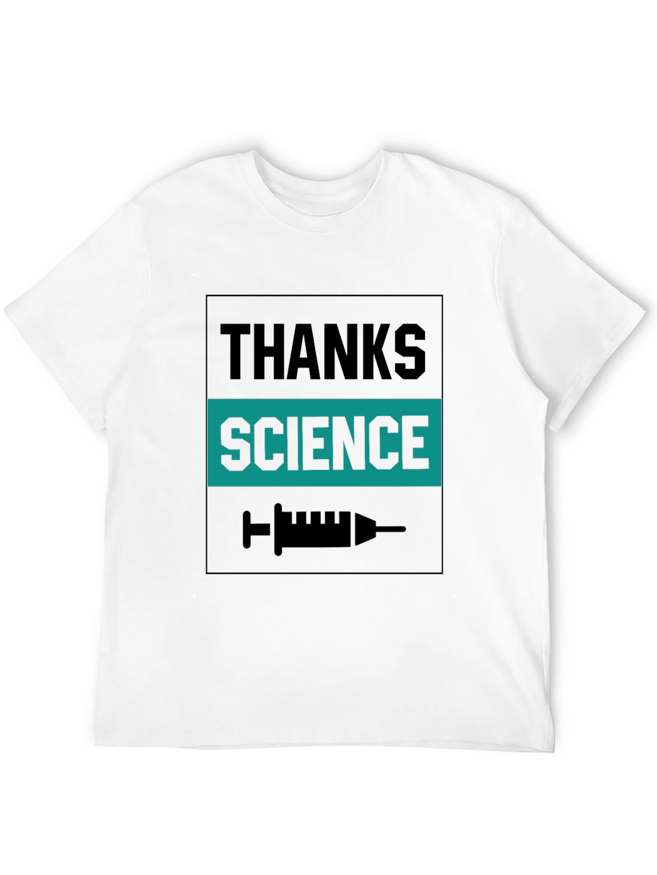 Thanks Science Black Graphic Tee