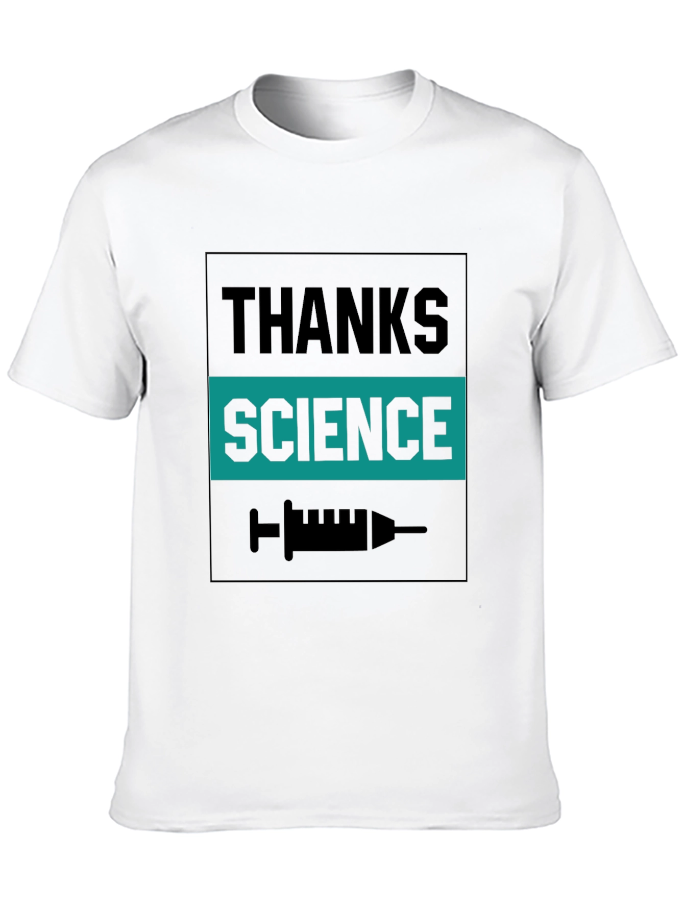 Thanks Science Black Graphic Tee