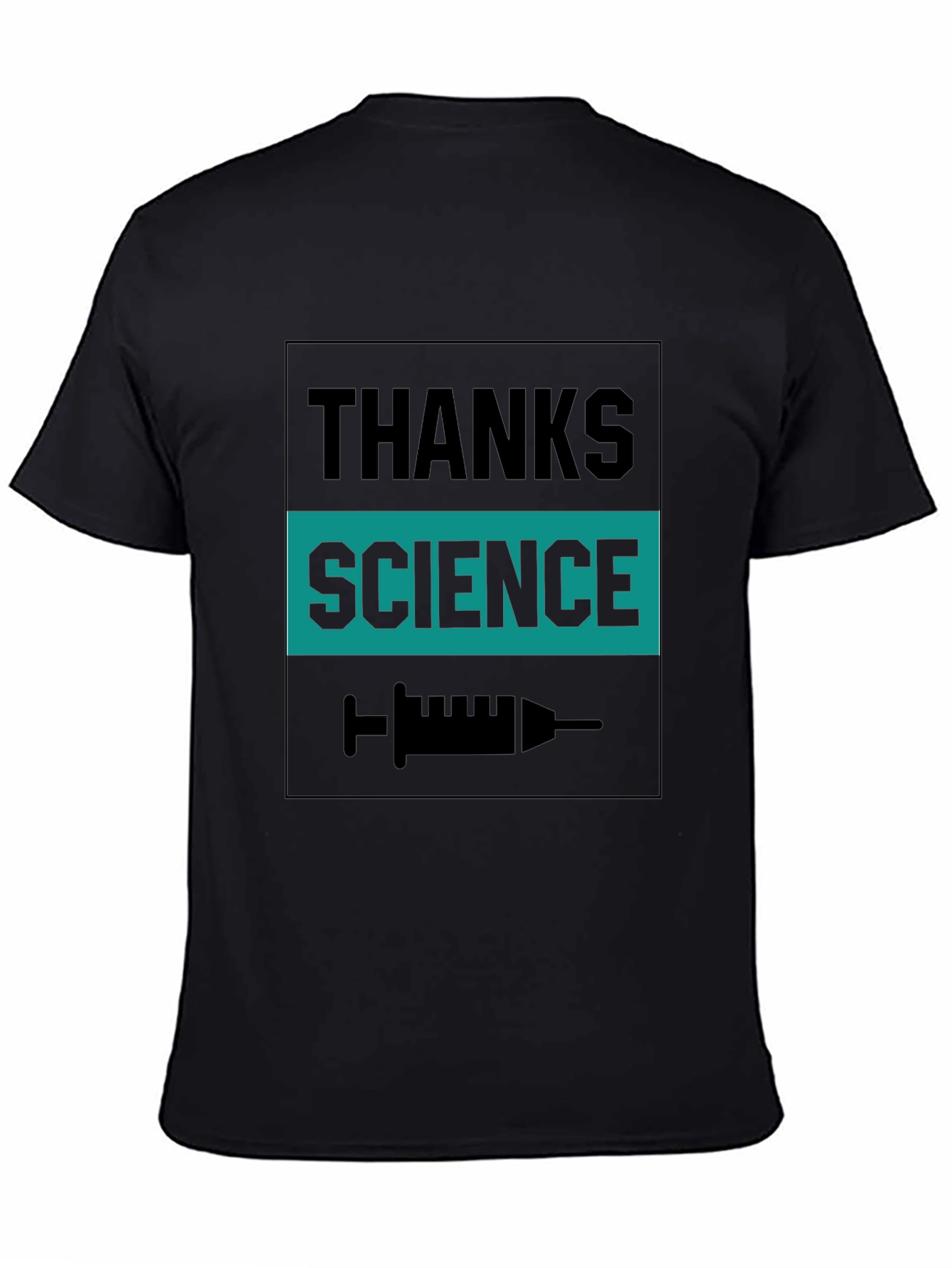 Thanks Science Black Graphic Tee