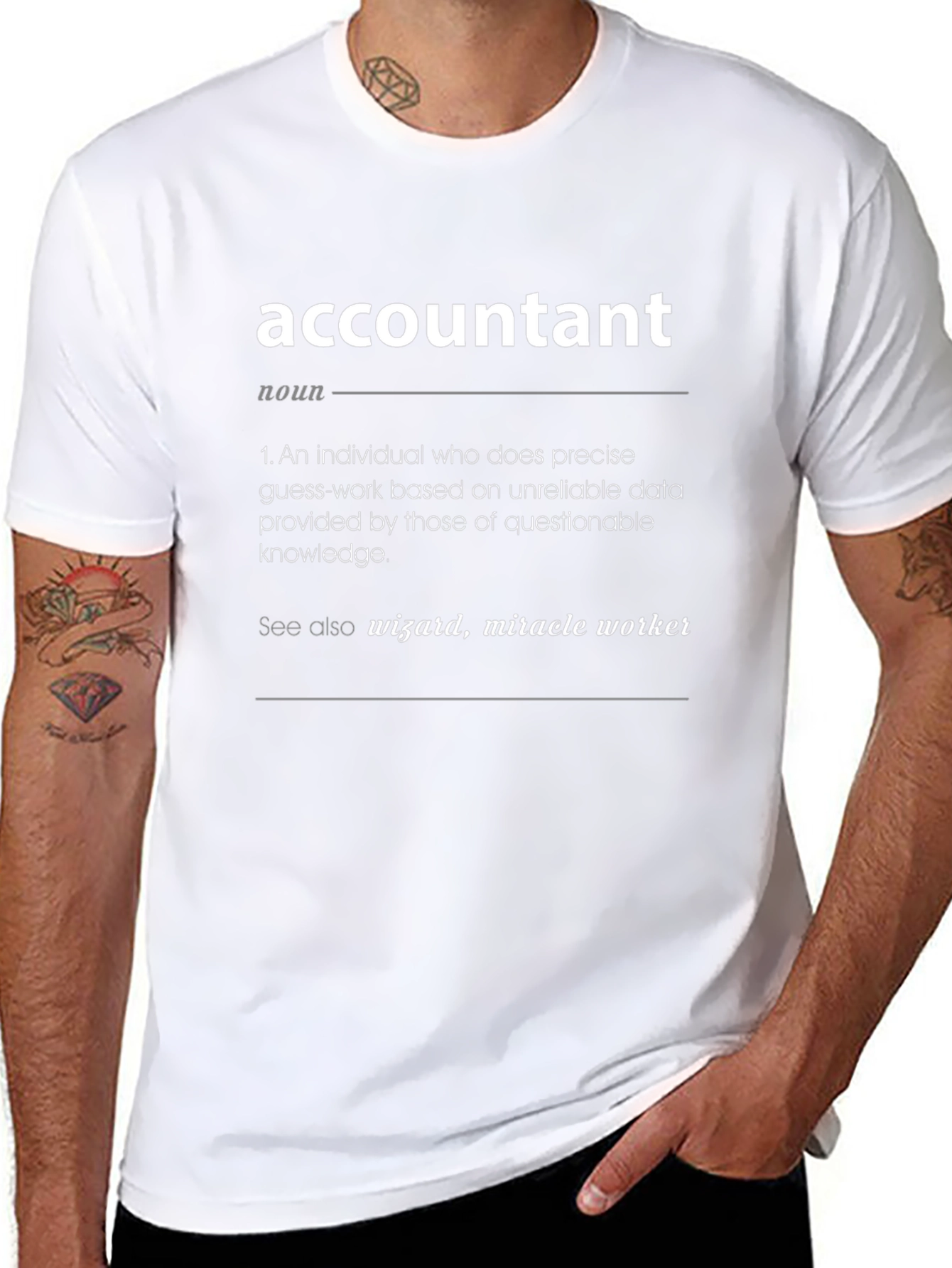 Accountant Definition T-Shirt - Novelty Job Humor Tee