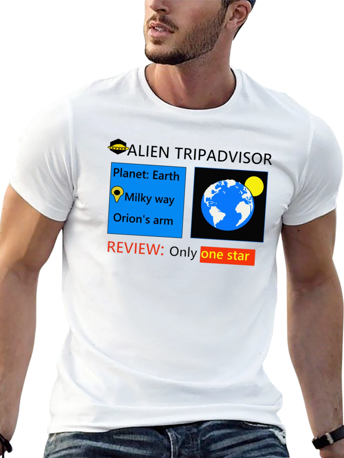 Alien Tripadvisor One-Star Review T-Shirt