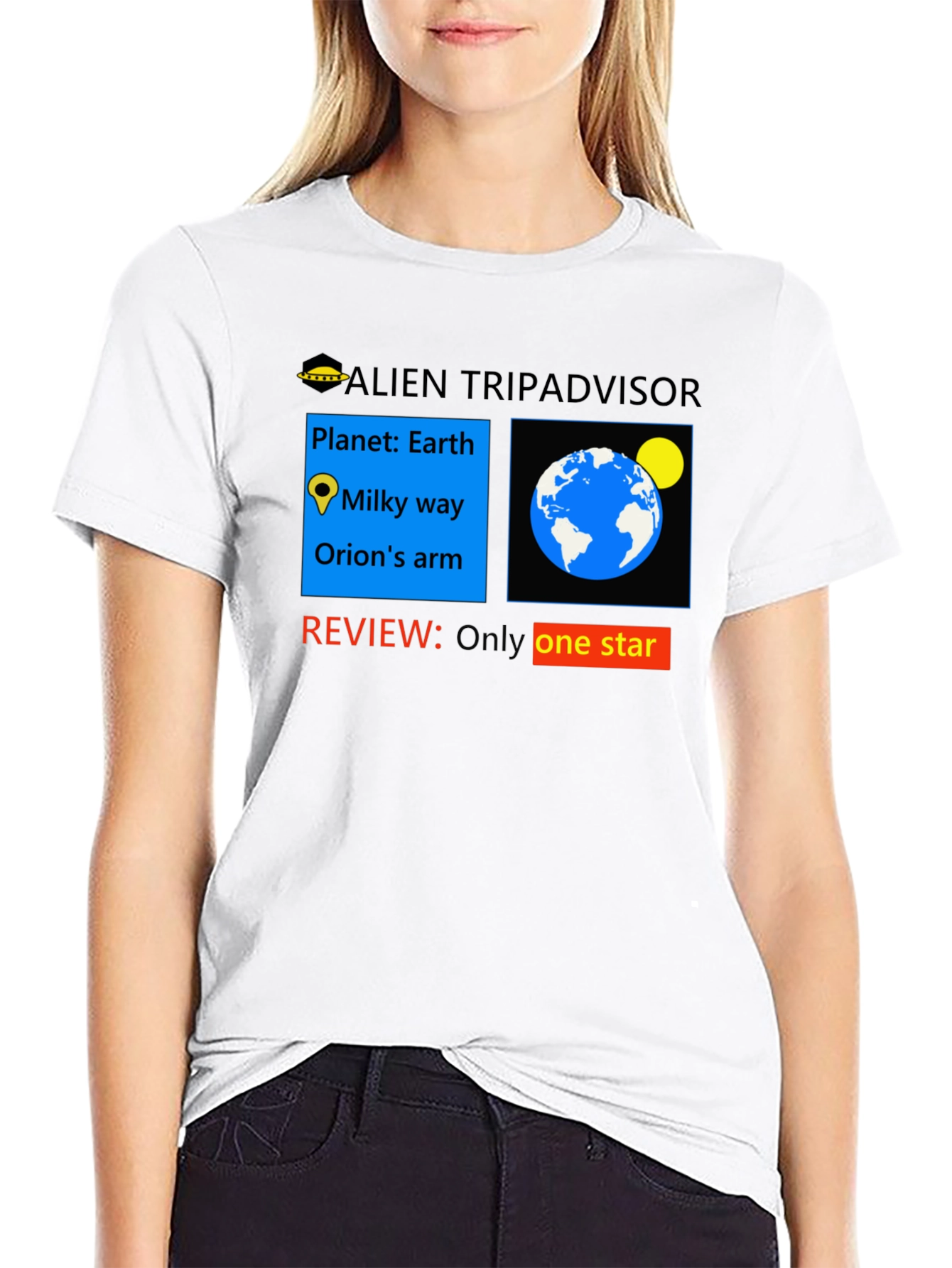 Alien Tripadvisor One-Star Review T-Shirt