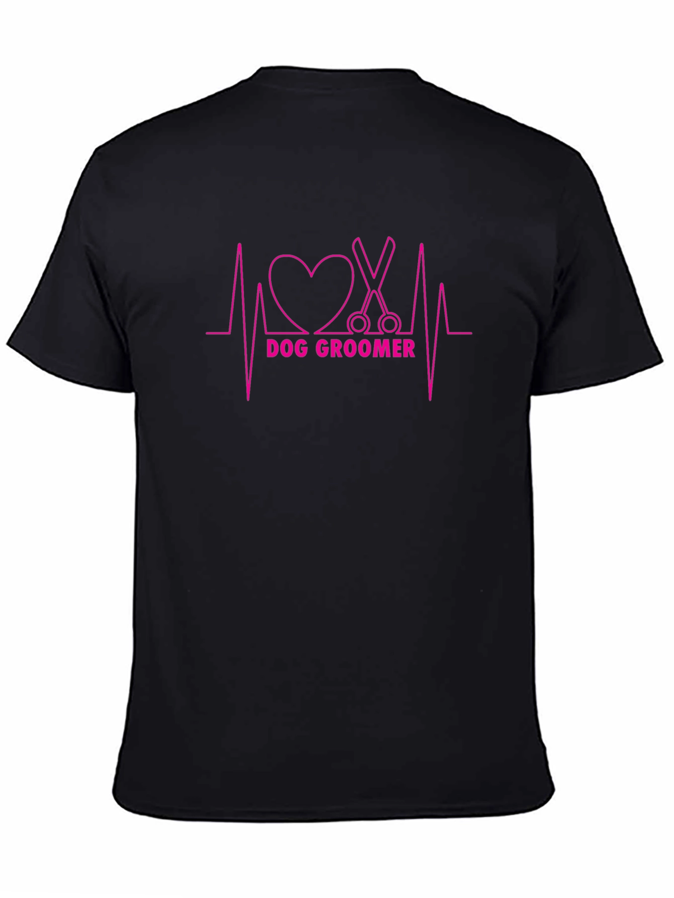 Dog Groomer Heartbeat T-Shirt