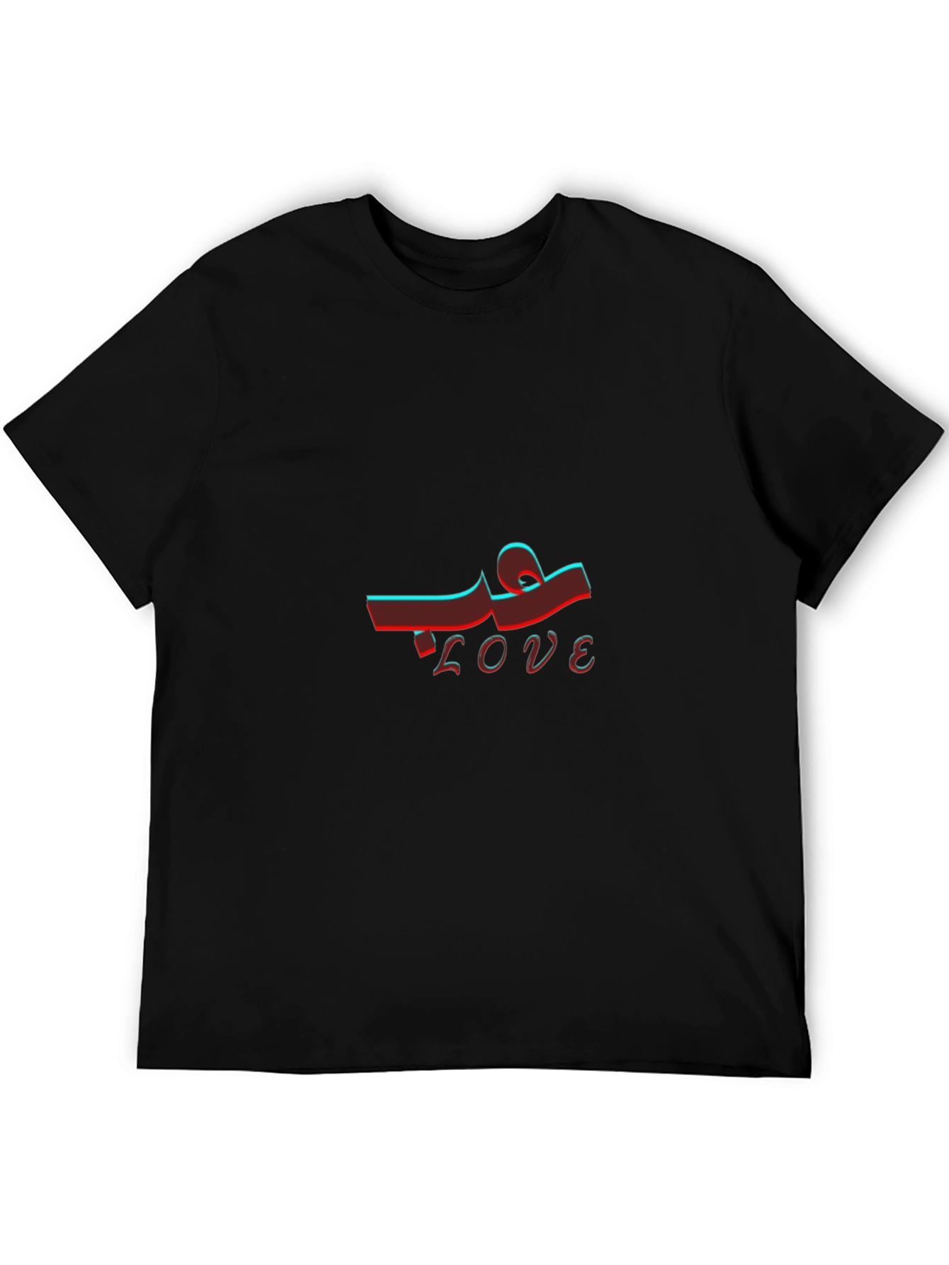 Trendy Love Graphic Black T-Shirt