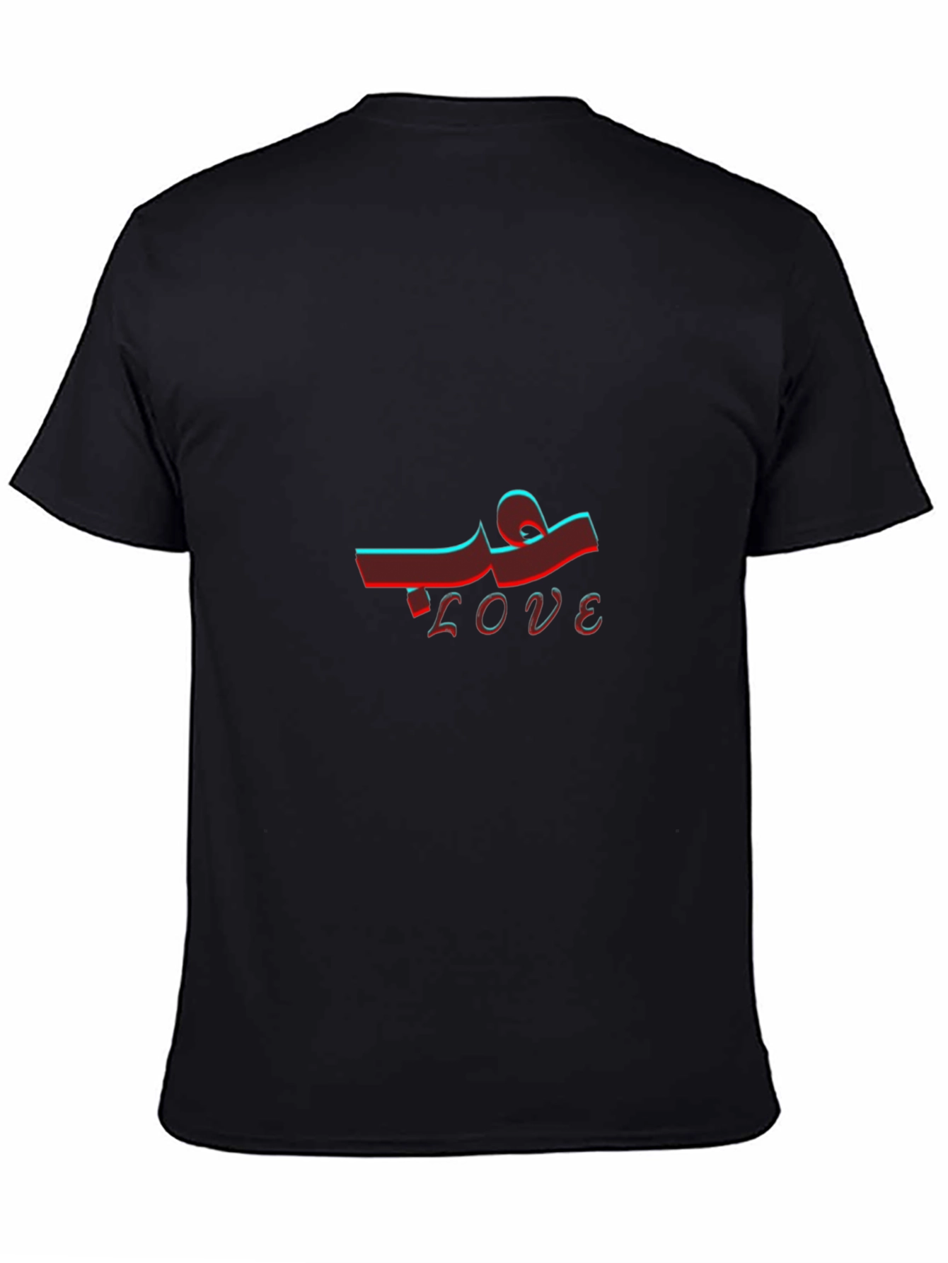 Trendy Love Graphic Black T-Shirt