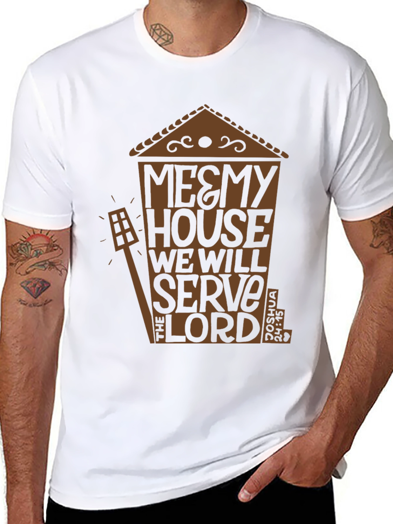 Me & My House T-Shirt - Christian Faith Apparel