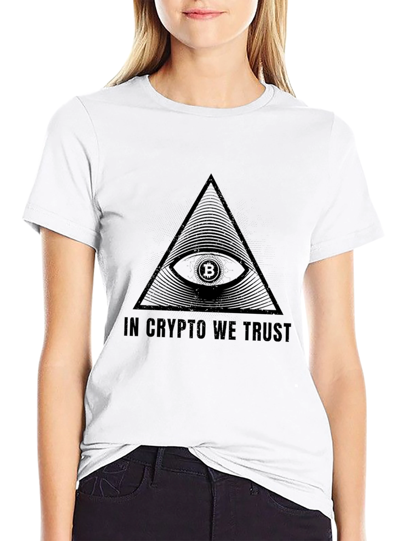 In Crypto We Trust Bitcoin Graphic T-Shirt
