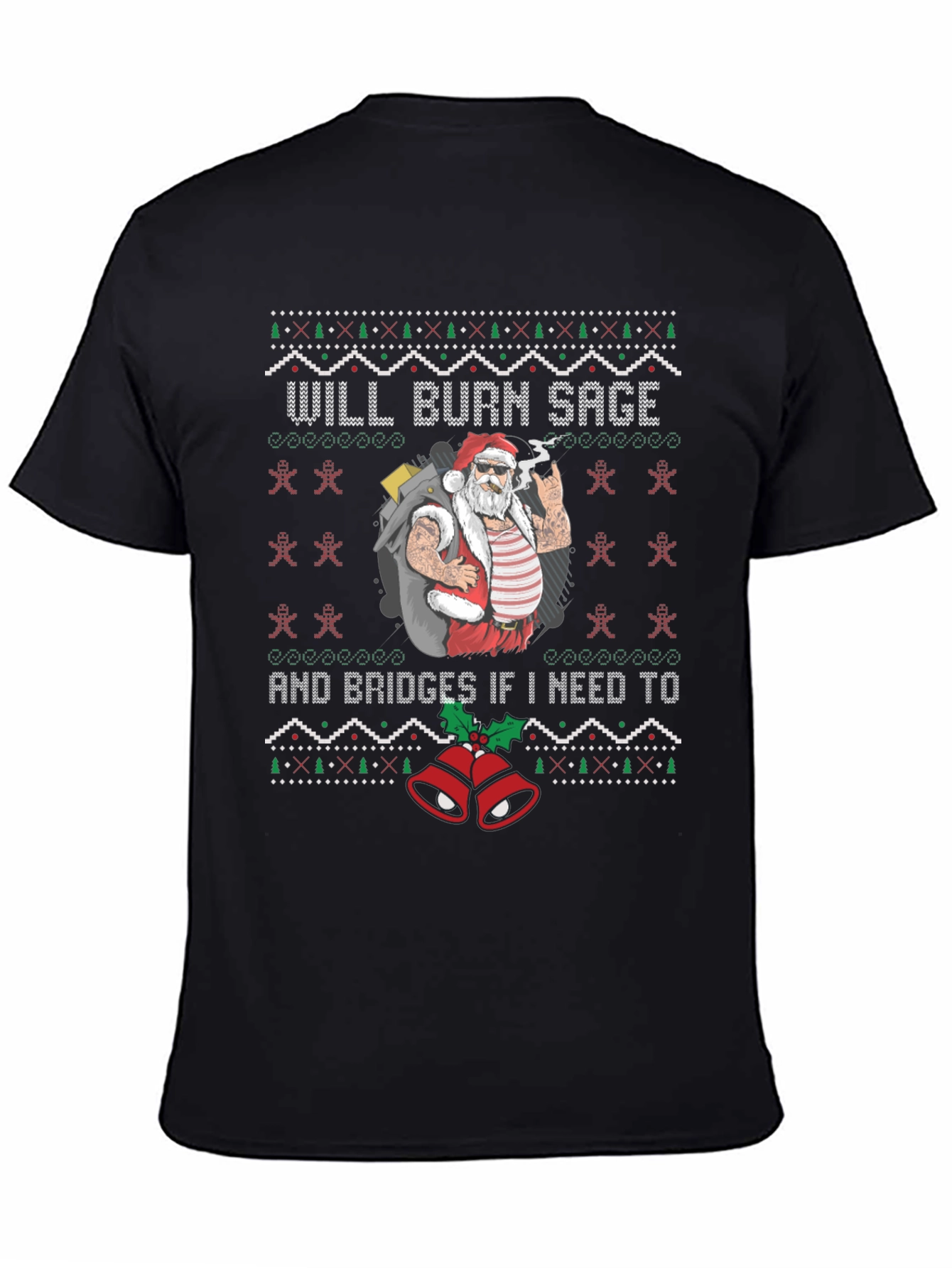 Will Burn Sage Santa Graphic Tee