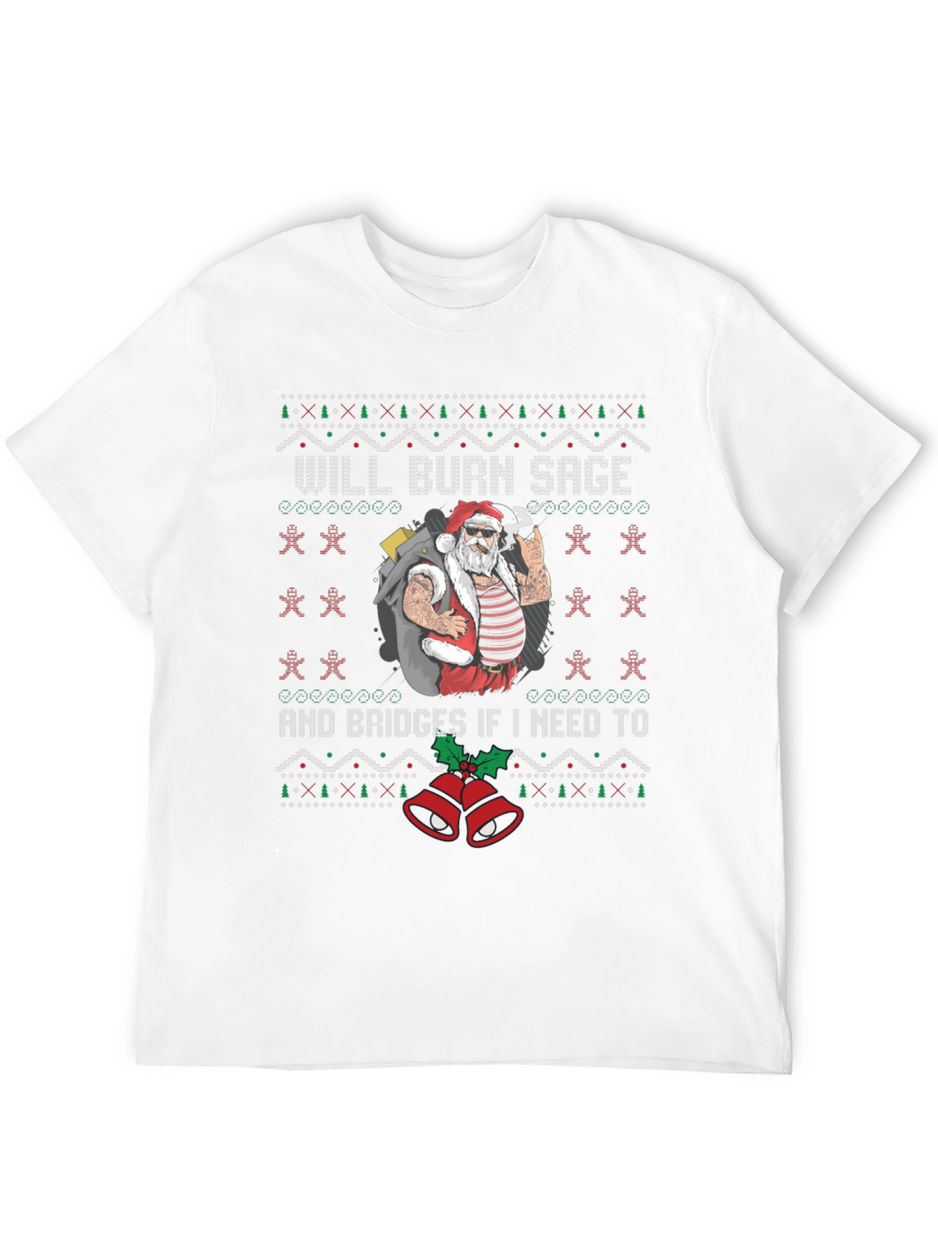 Will Burn Sage Santa Graphic Tee