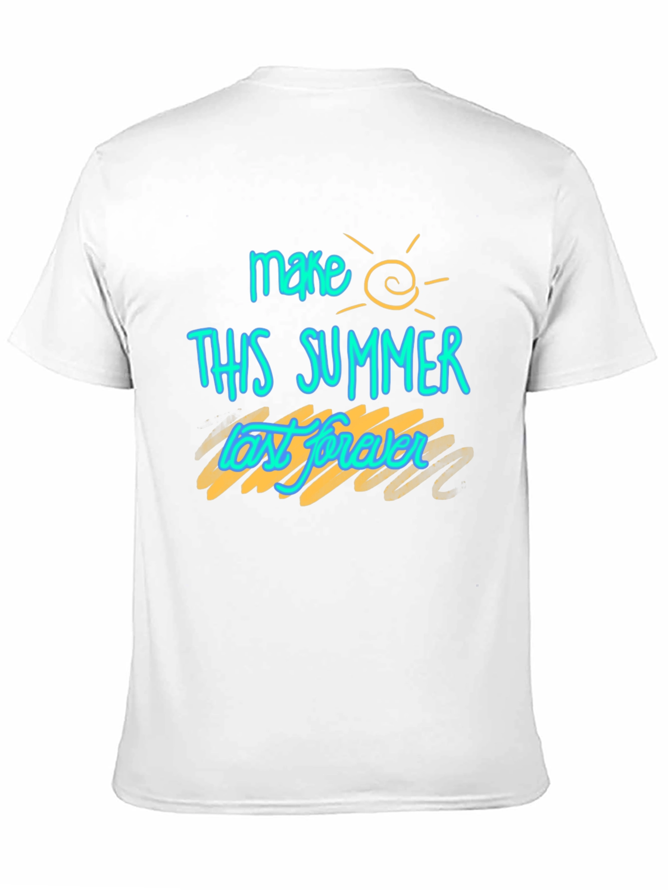 Make This Summer Last Forever T-Shirt - Black