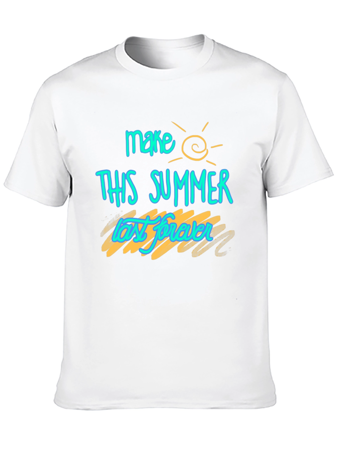 Make This Summer Last Forever T-Shirt - Black