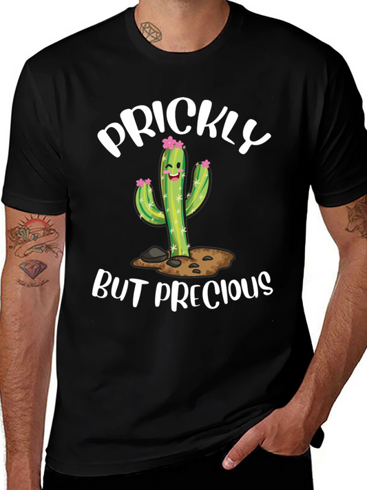 Prickly But Precious Cactus Graphic T-Shirt