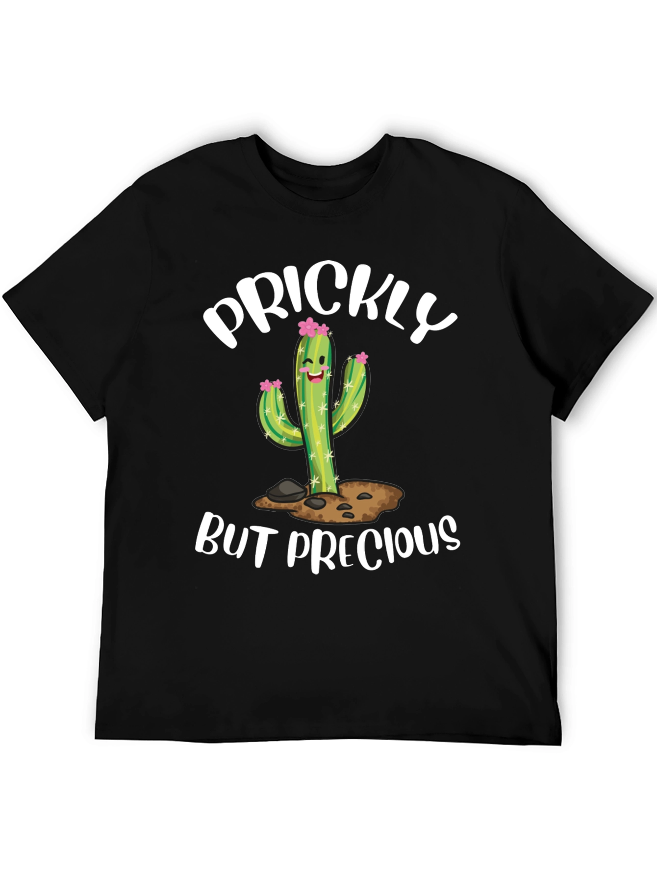 Prickly But Precious Cactus Graphic T-Shirt