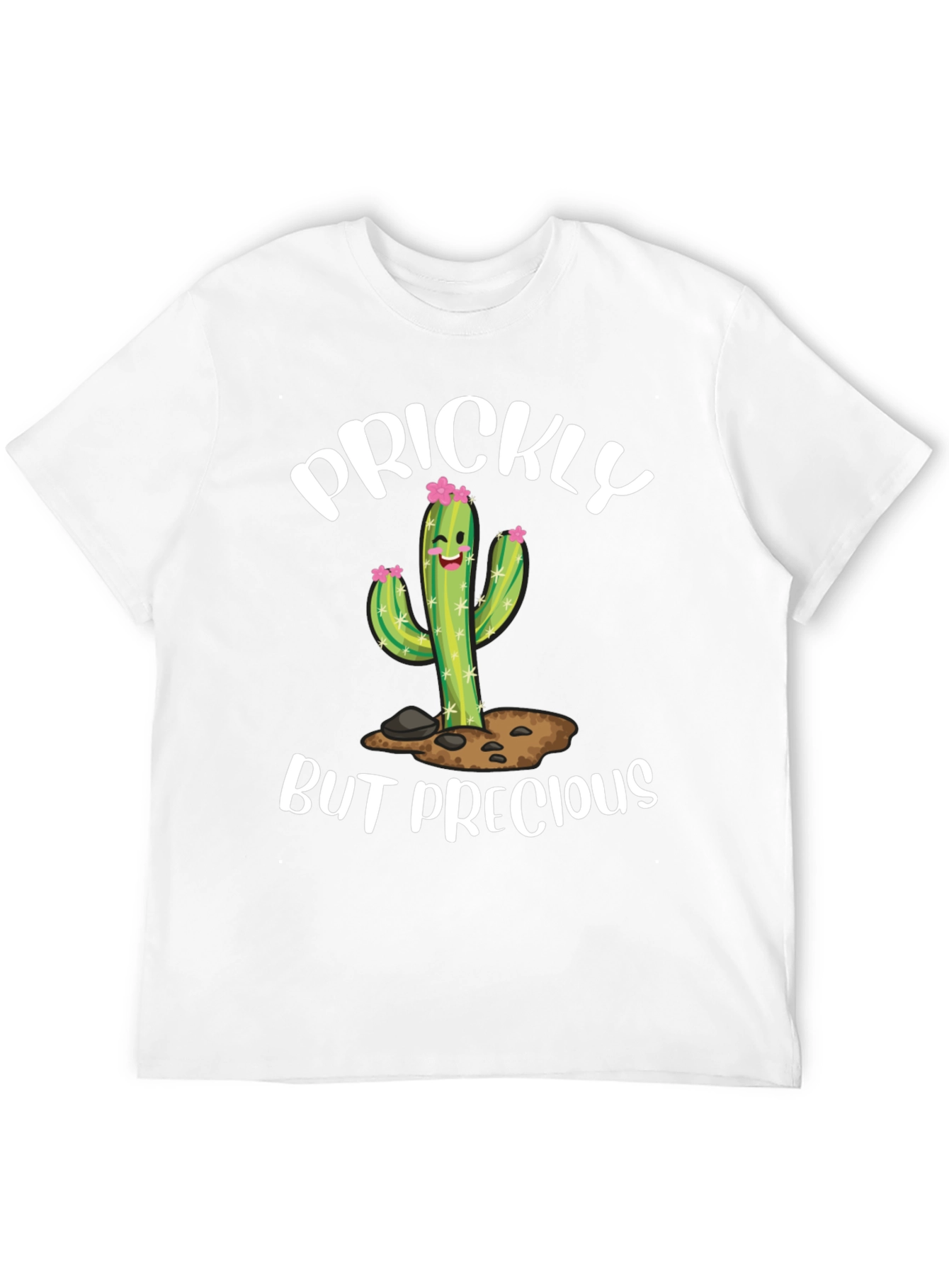 Prickly But Precious Cactus Graphic T-Shirt