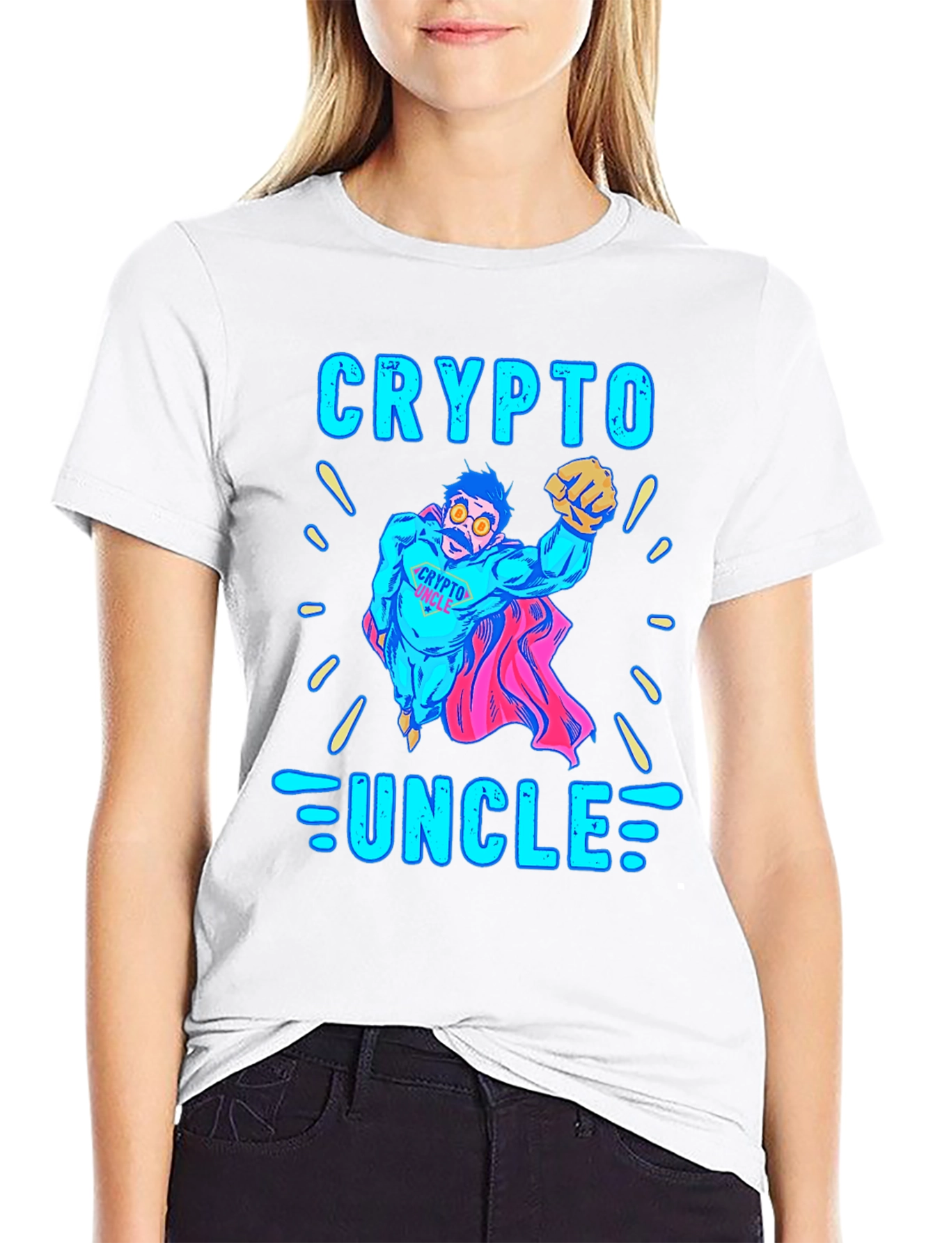 Crypto Uncle Graphic Tee