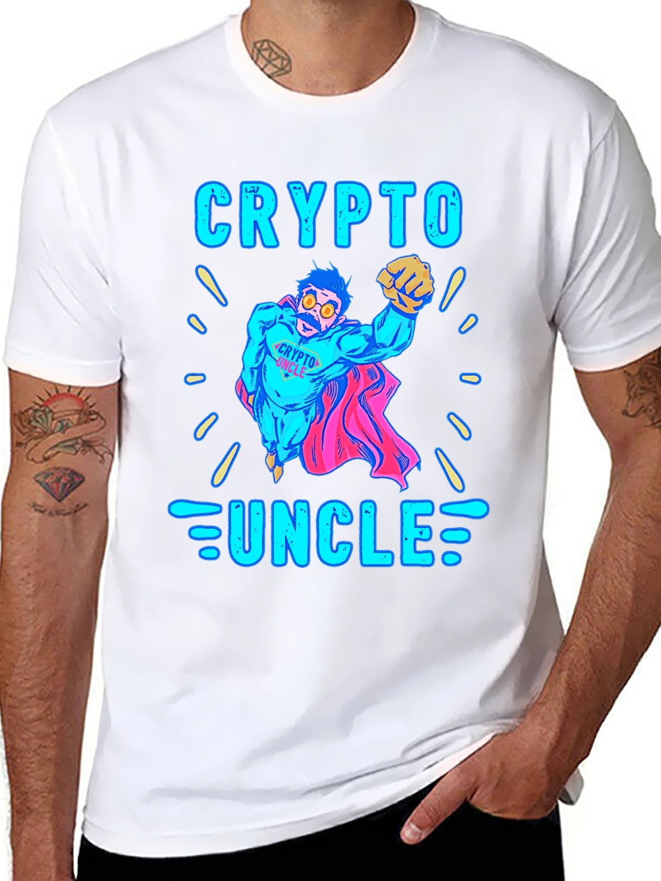 Crypto Uncle Graphic Tee