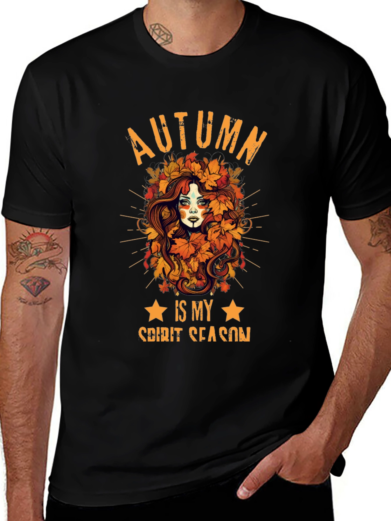 Autumn Spirit Season Graphic T-Shirt