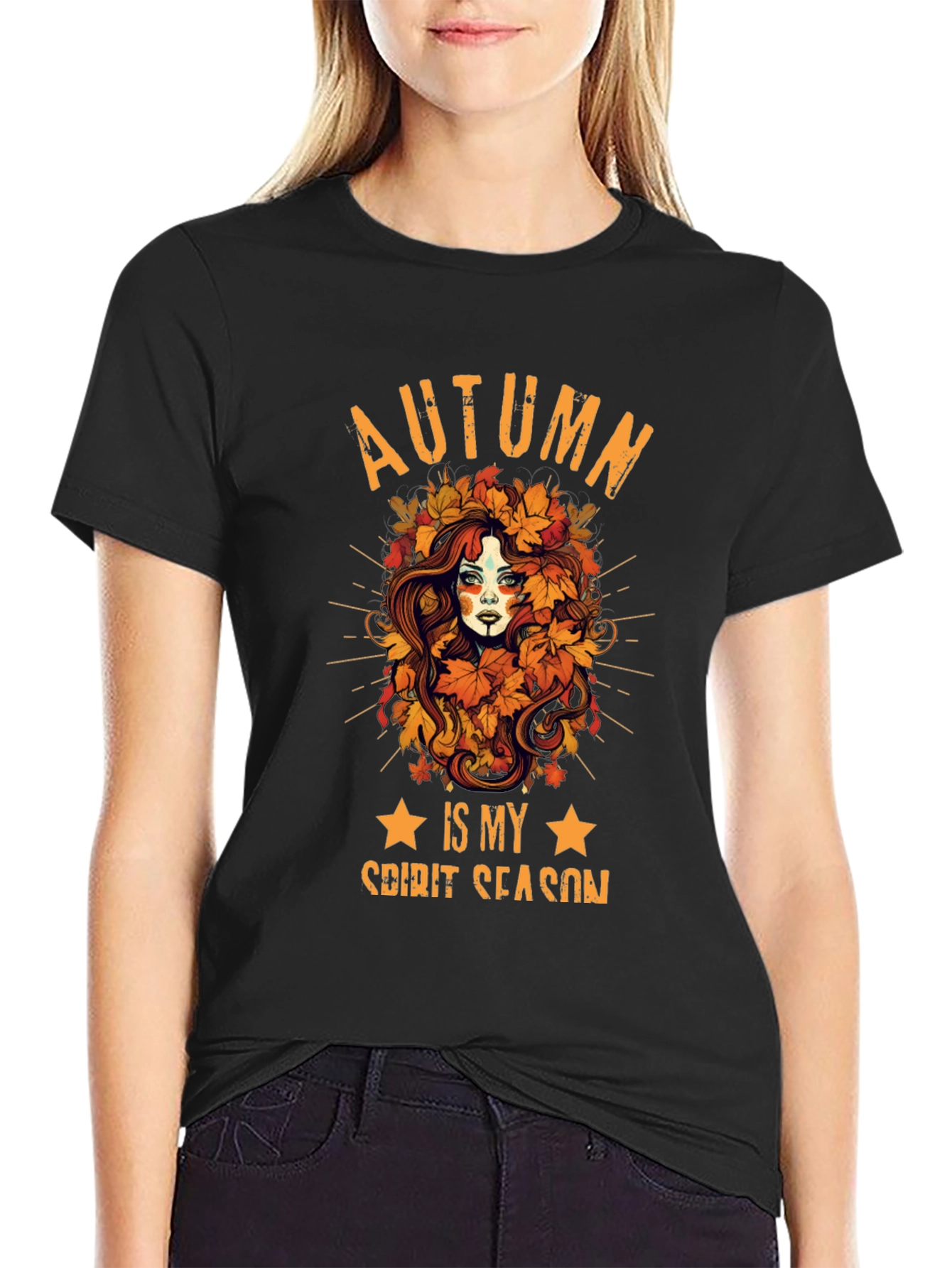 Autumn Spirit Season Graphic T-Shirt