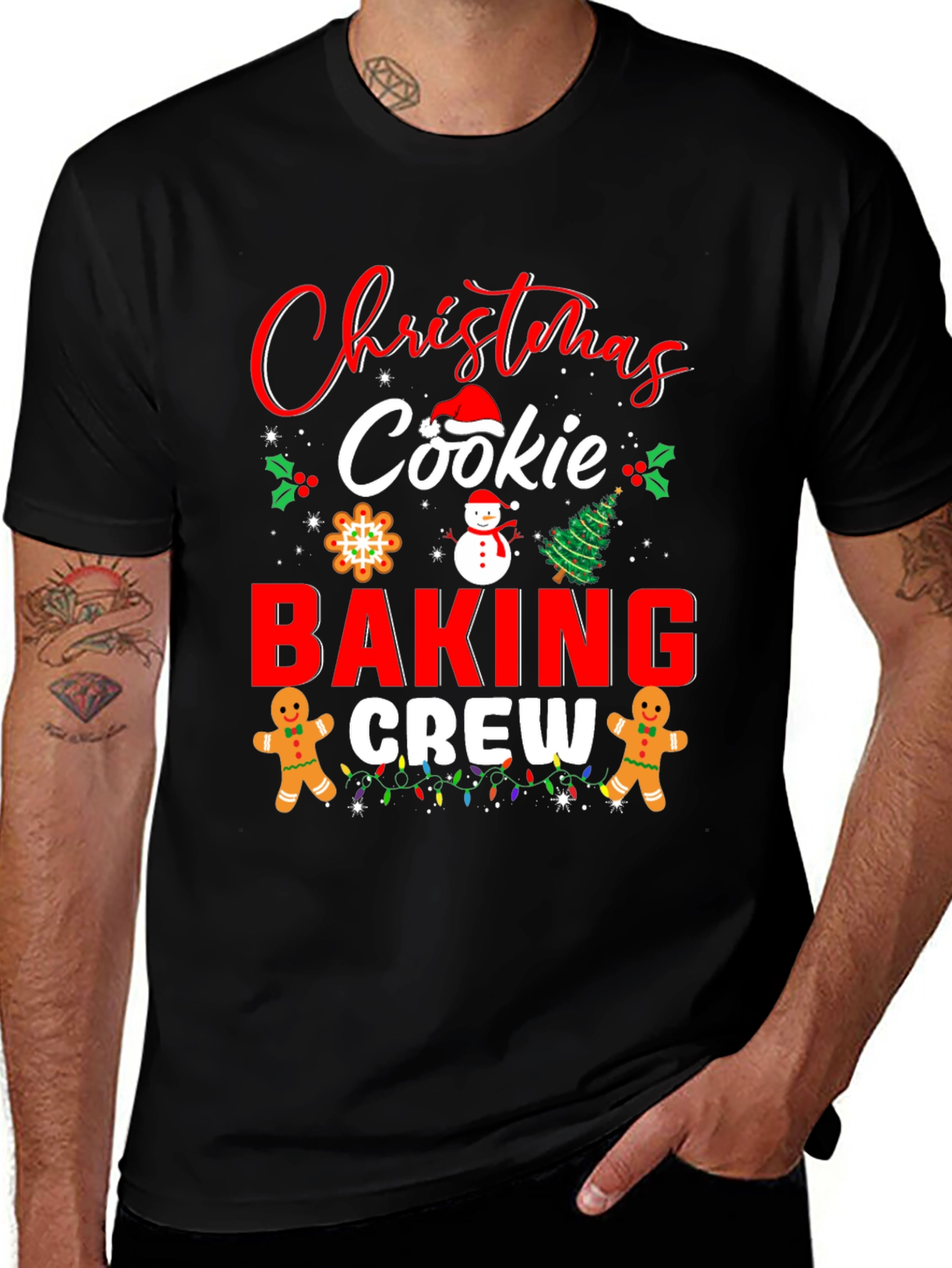 Christmas Cookie Baking Crew T-Shirt