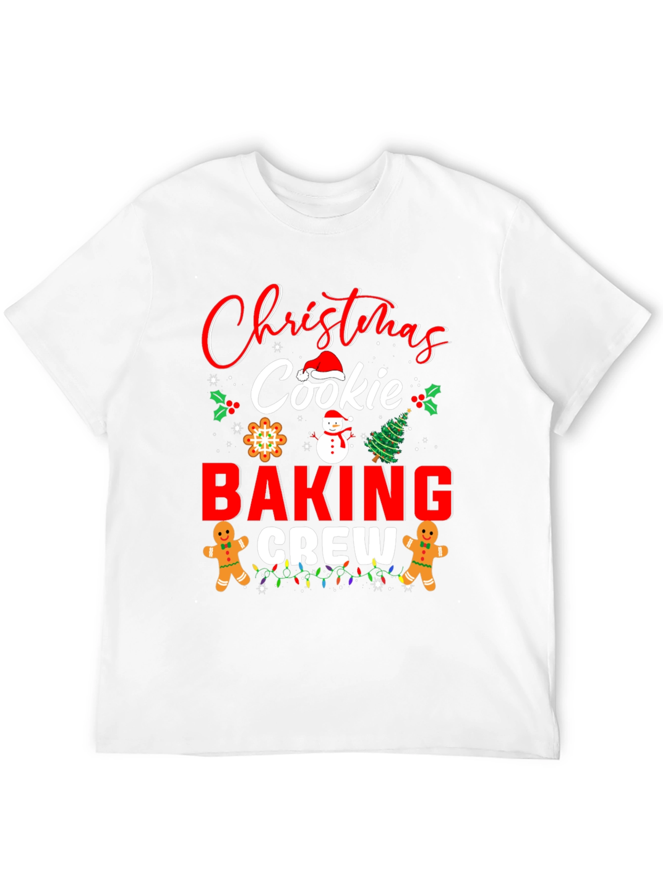 Christmas Cookie Baking Crew T-Shirt