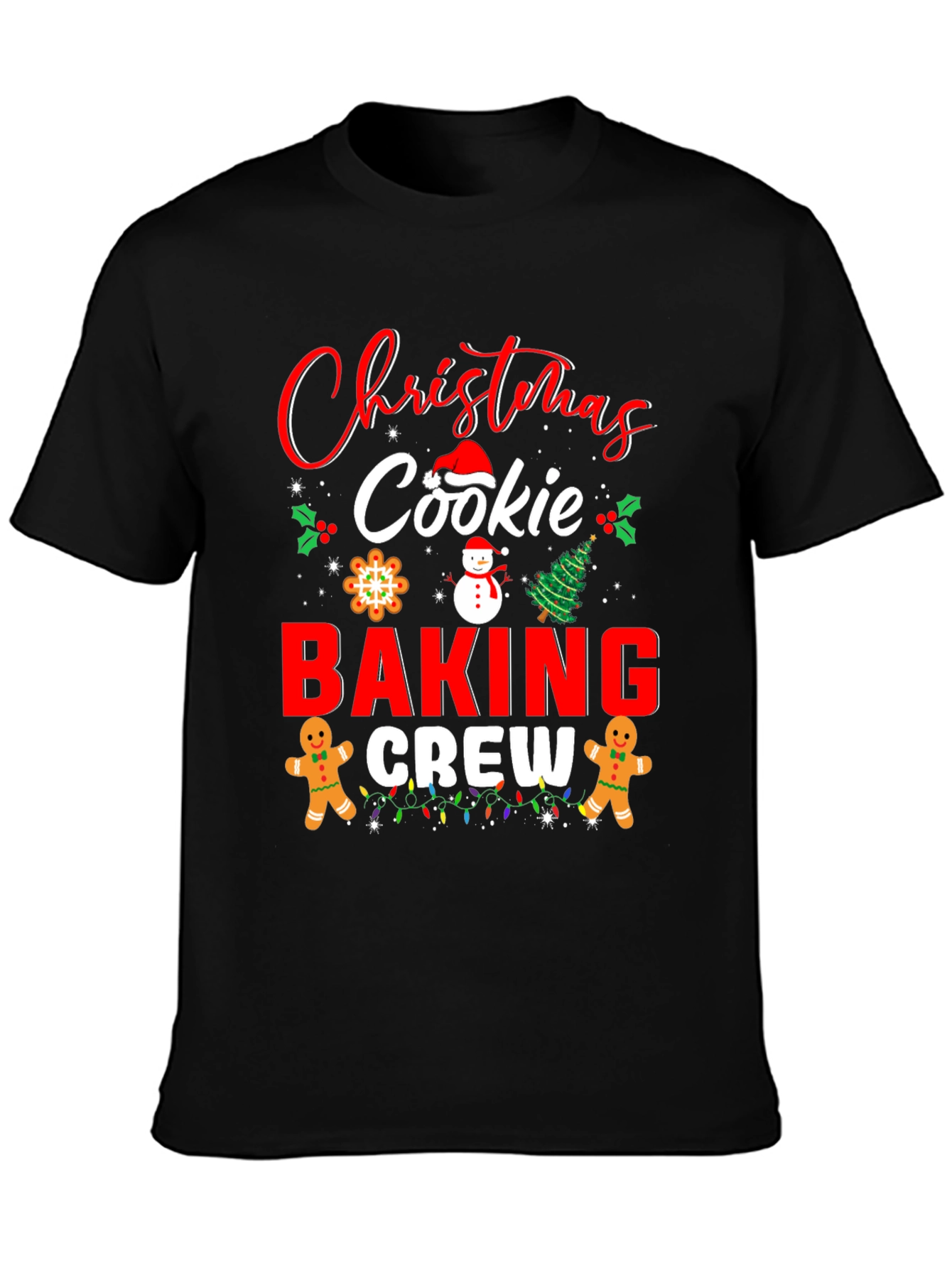 Christmas Cookie Baking Crew T-Shirt